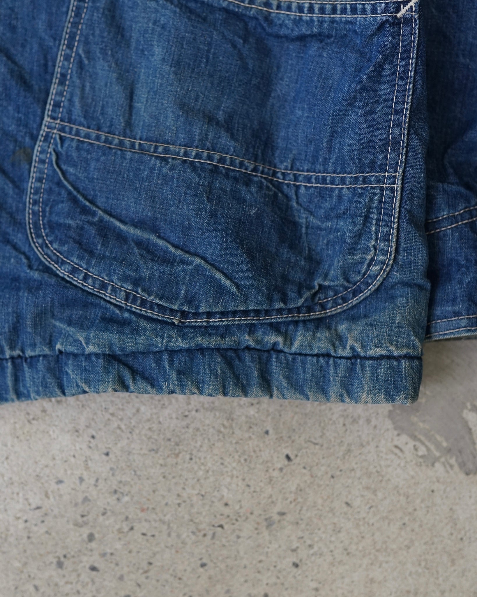lee workwear lined denim jacket
