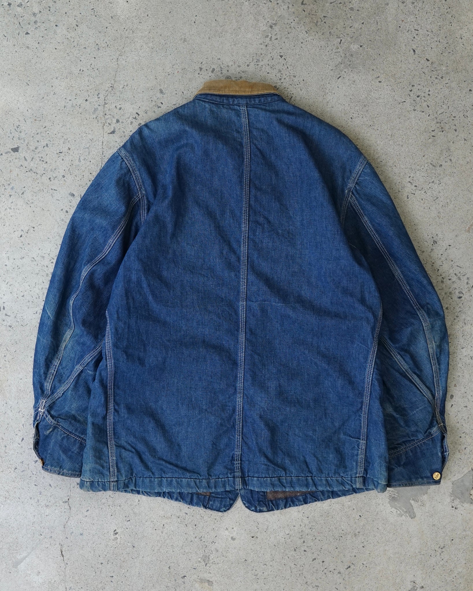 lee workwear lined denim jacket