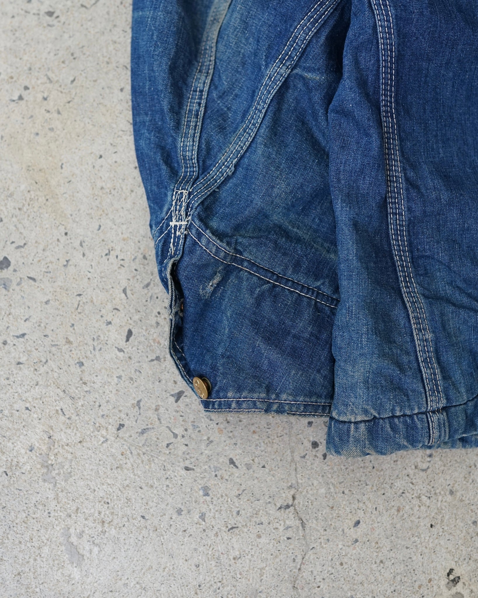 lee workwear lined denim jacket