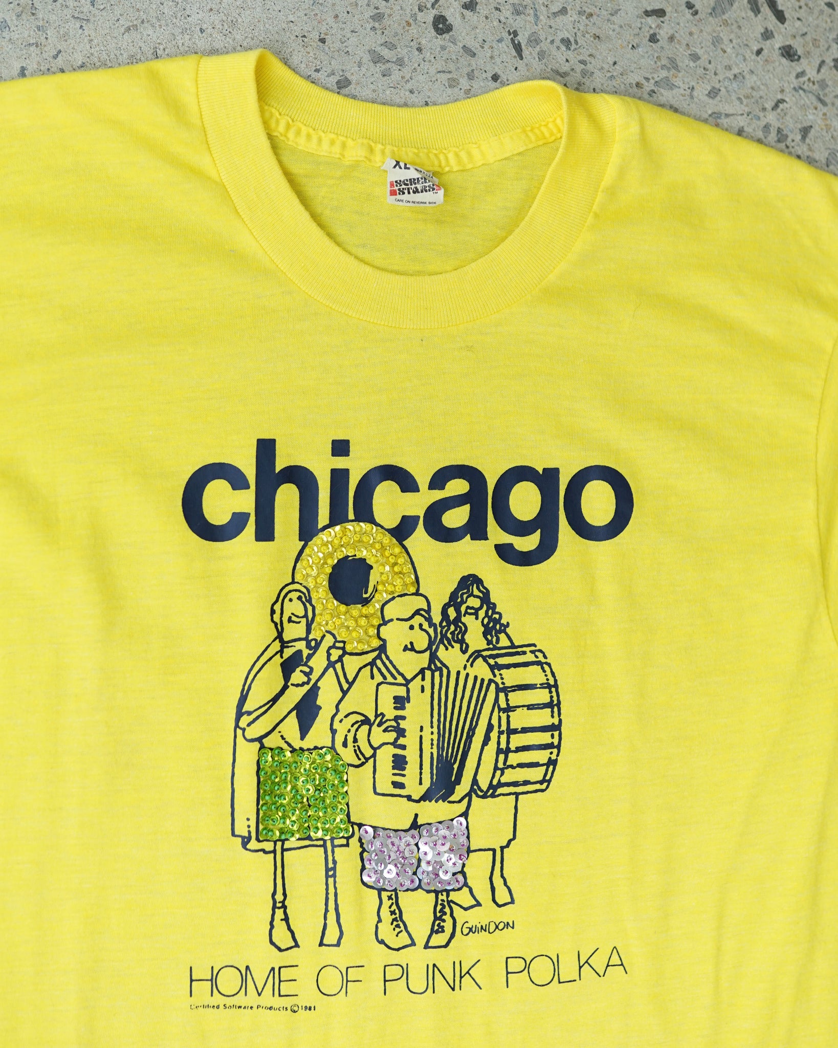 home of punk polka chicago 1981 t-shirt