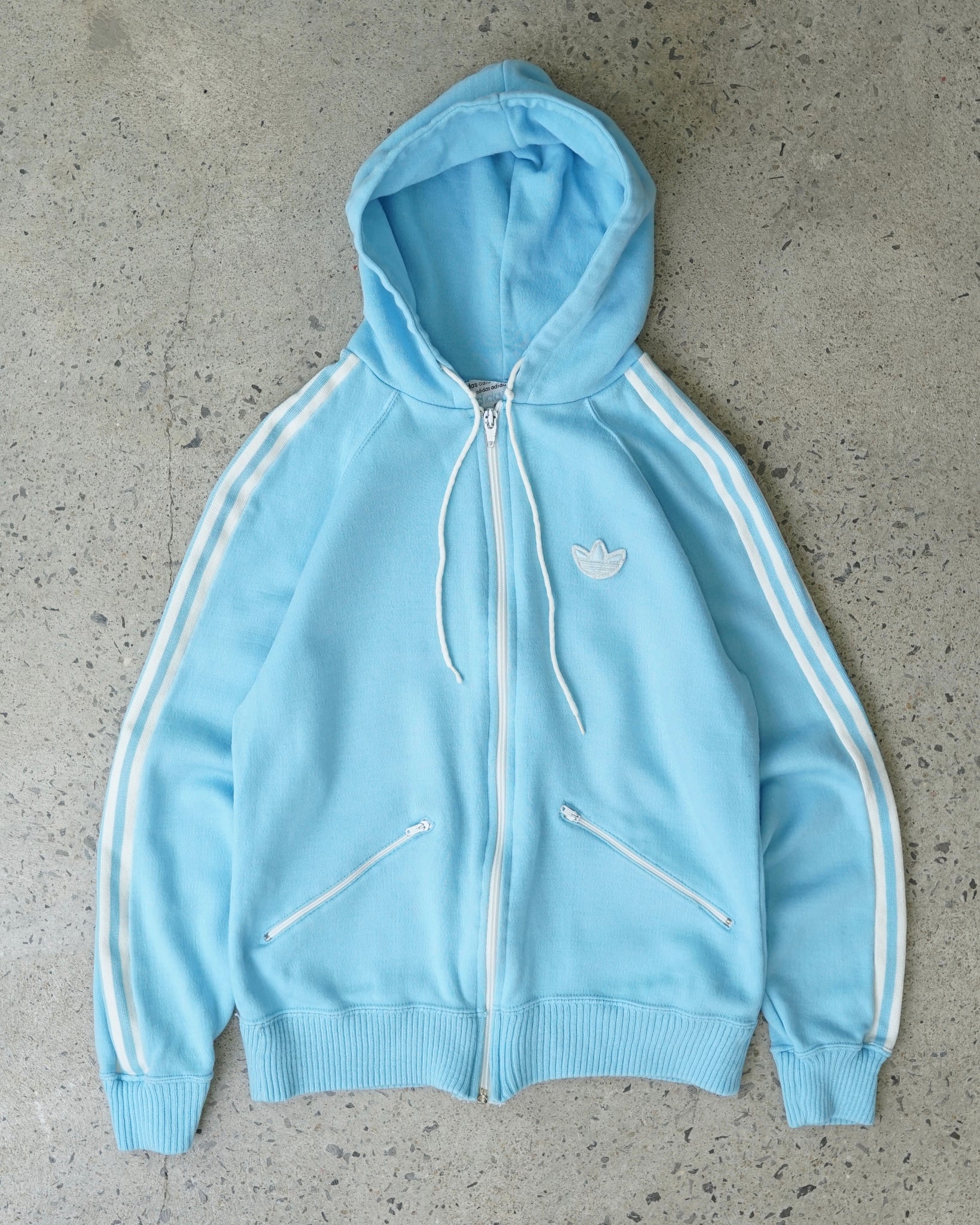 adidas track zip-up hoodie