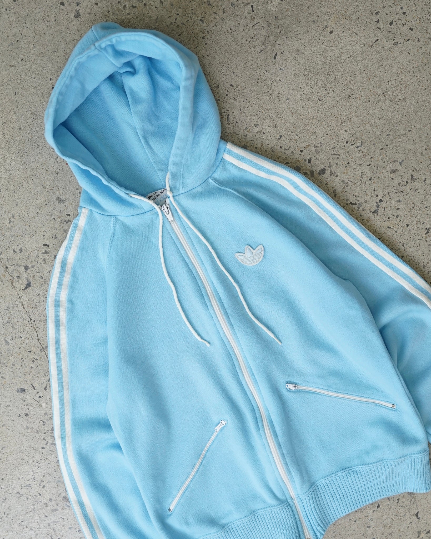 adidas track zip-up hoodie