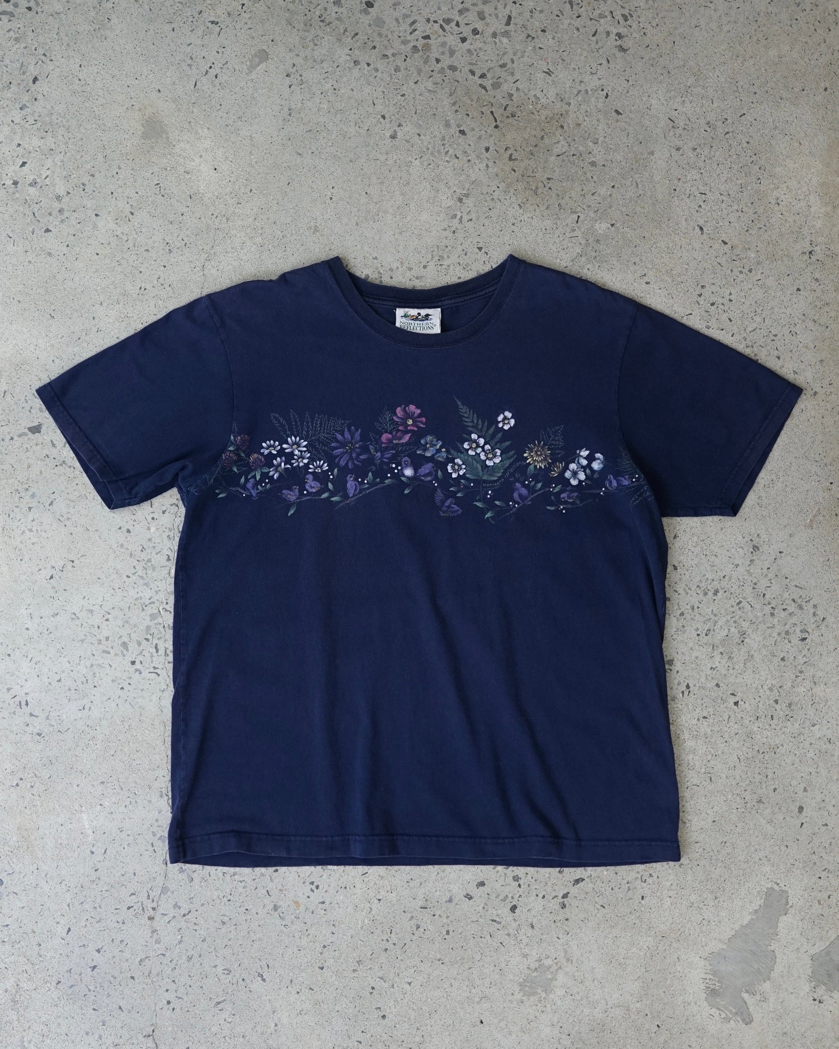 nothern reflections flowers t-shirt