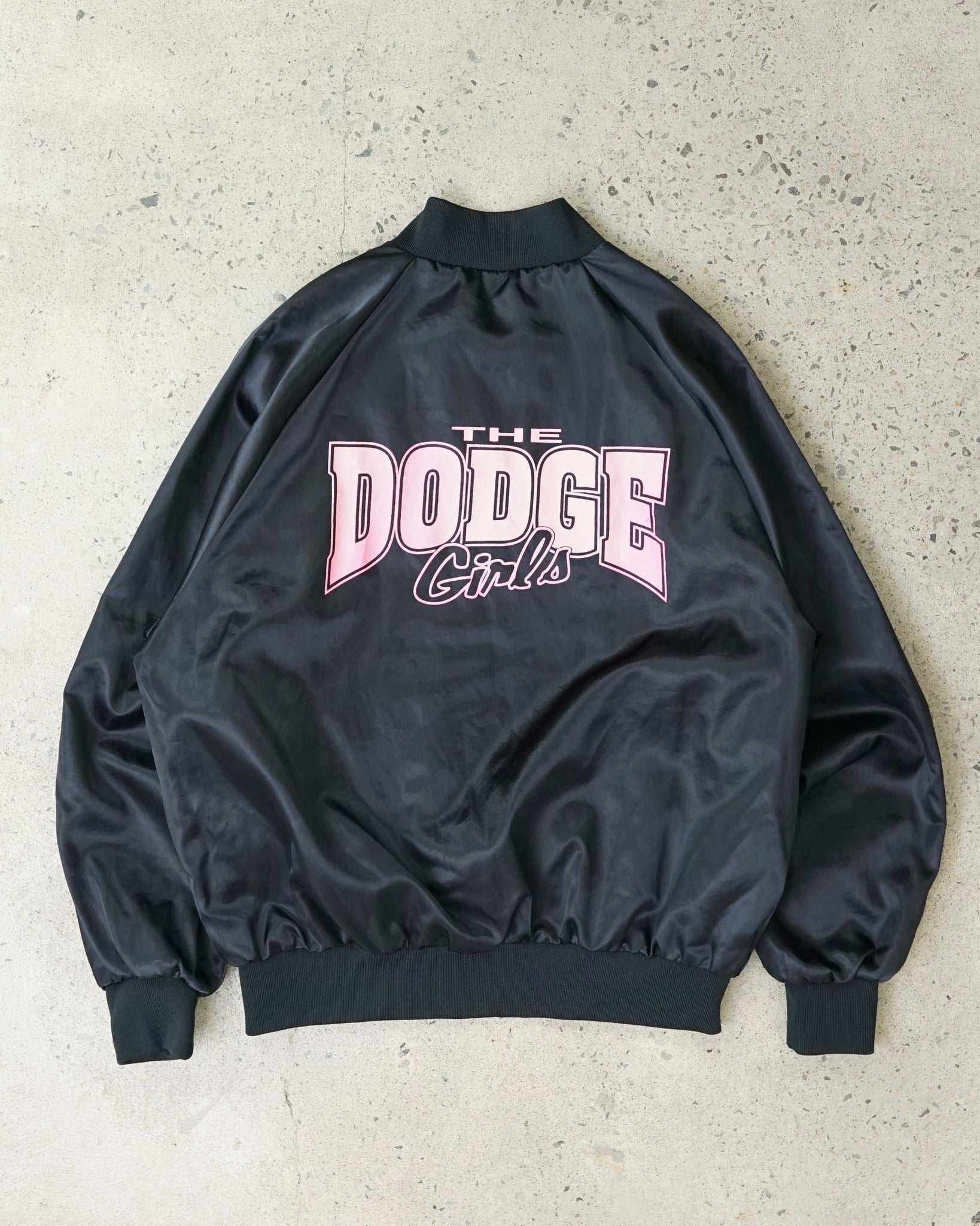 the dodge girls satin jacket - medium