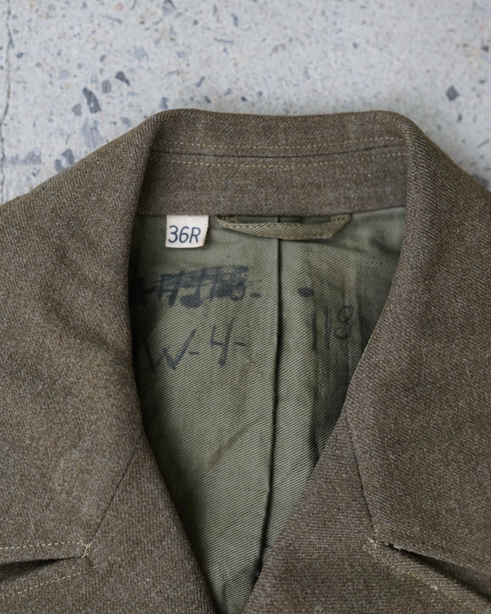 military vintage jacket - small