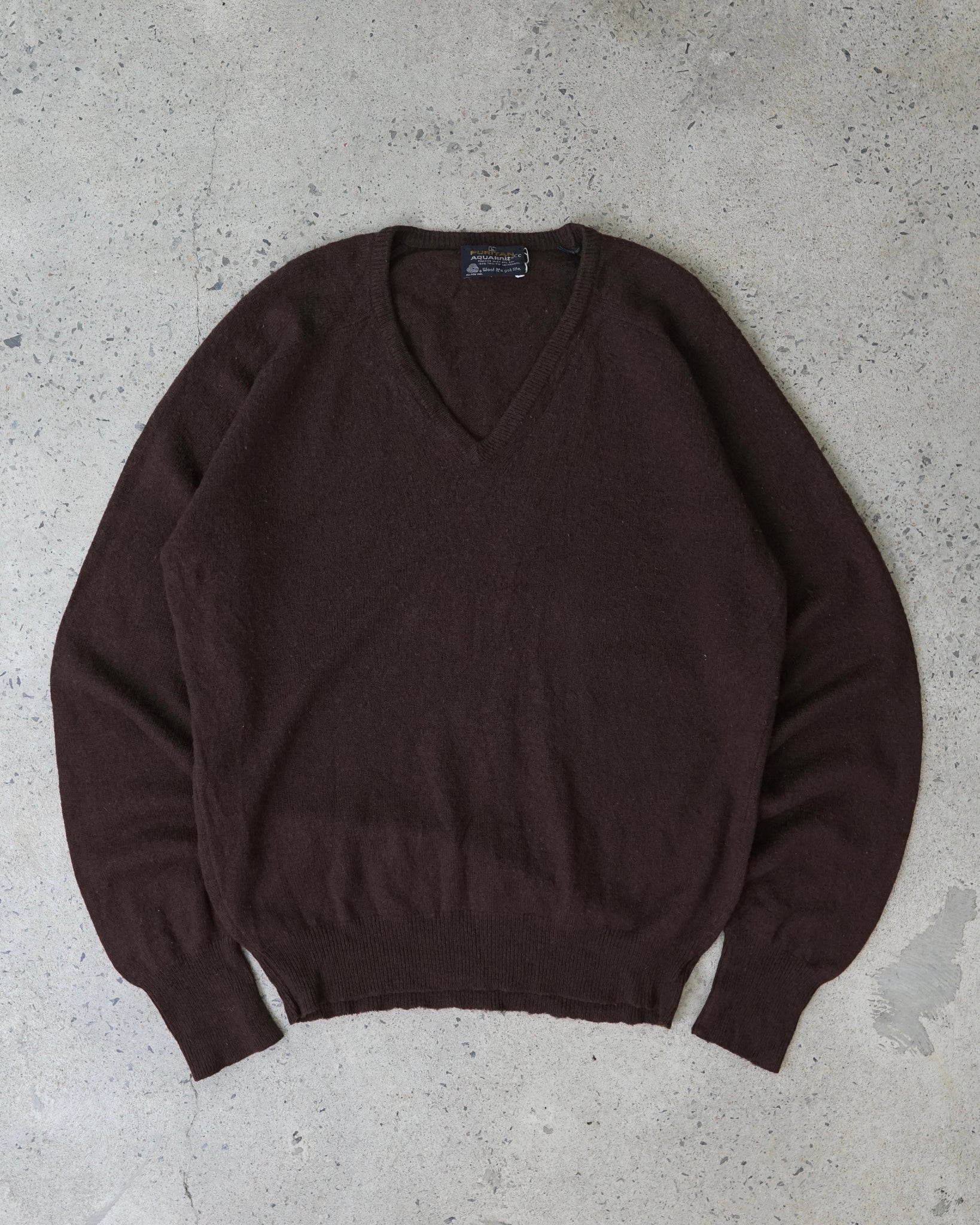 puritan aquaknit wool knit sweater