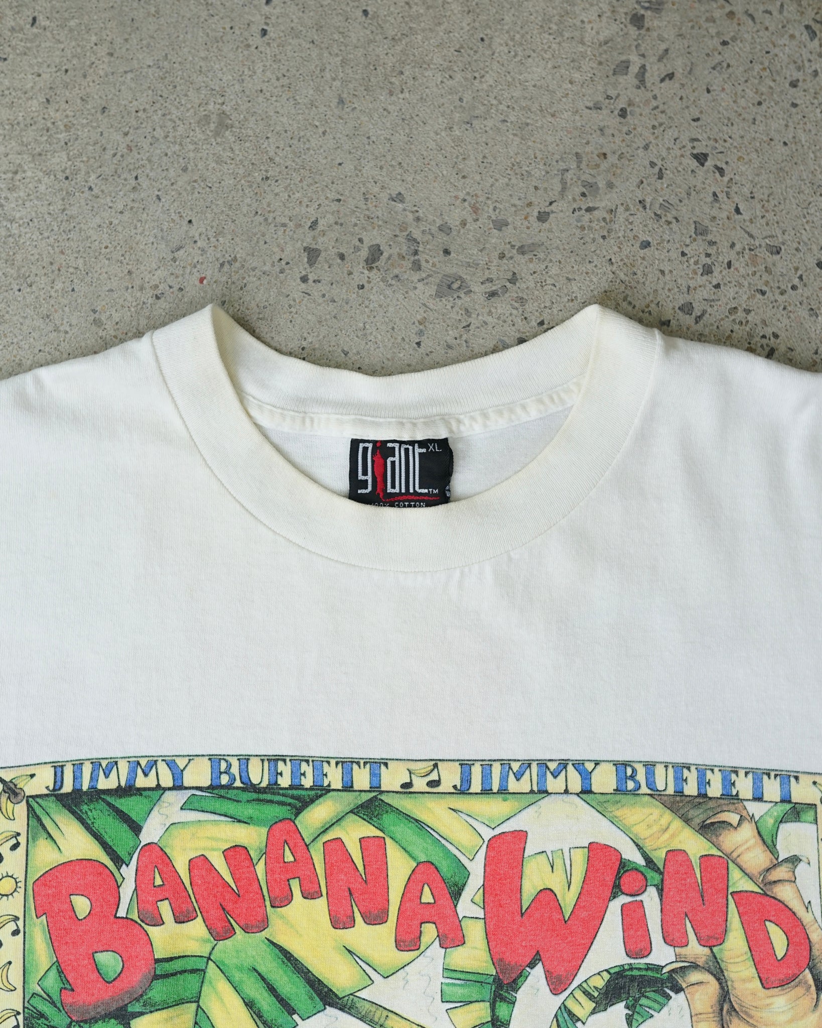 jimmy buffett banana wind tour 1996 t-shirt