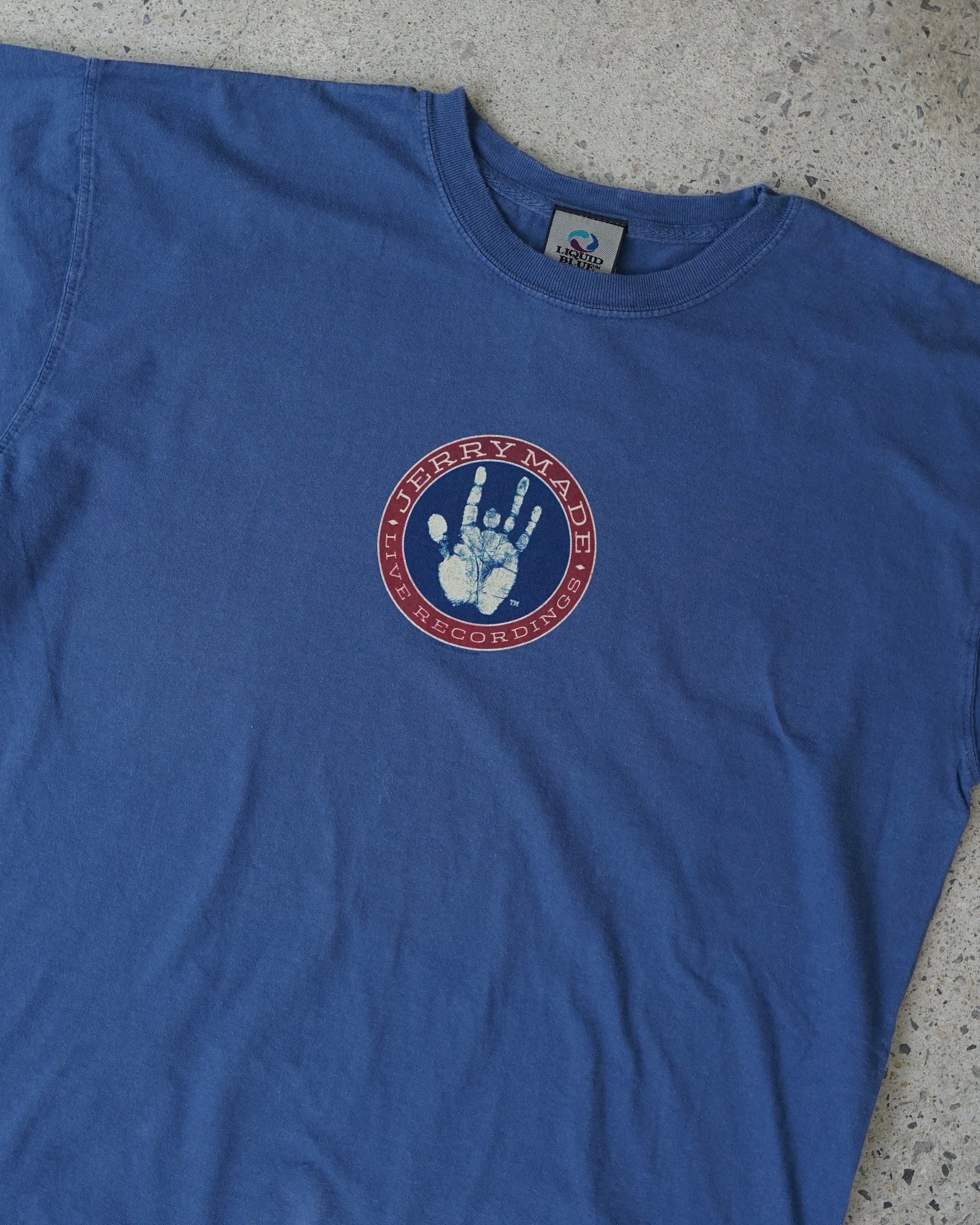 jerry made liquid blue t-shirt