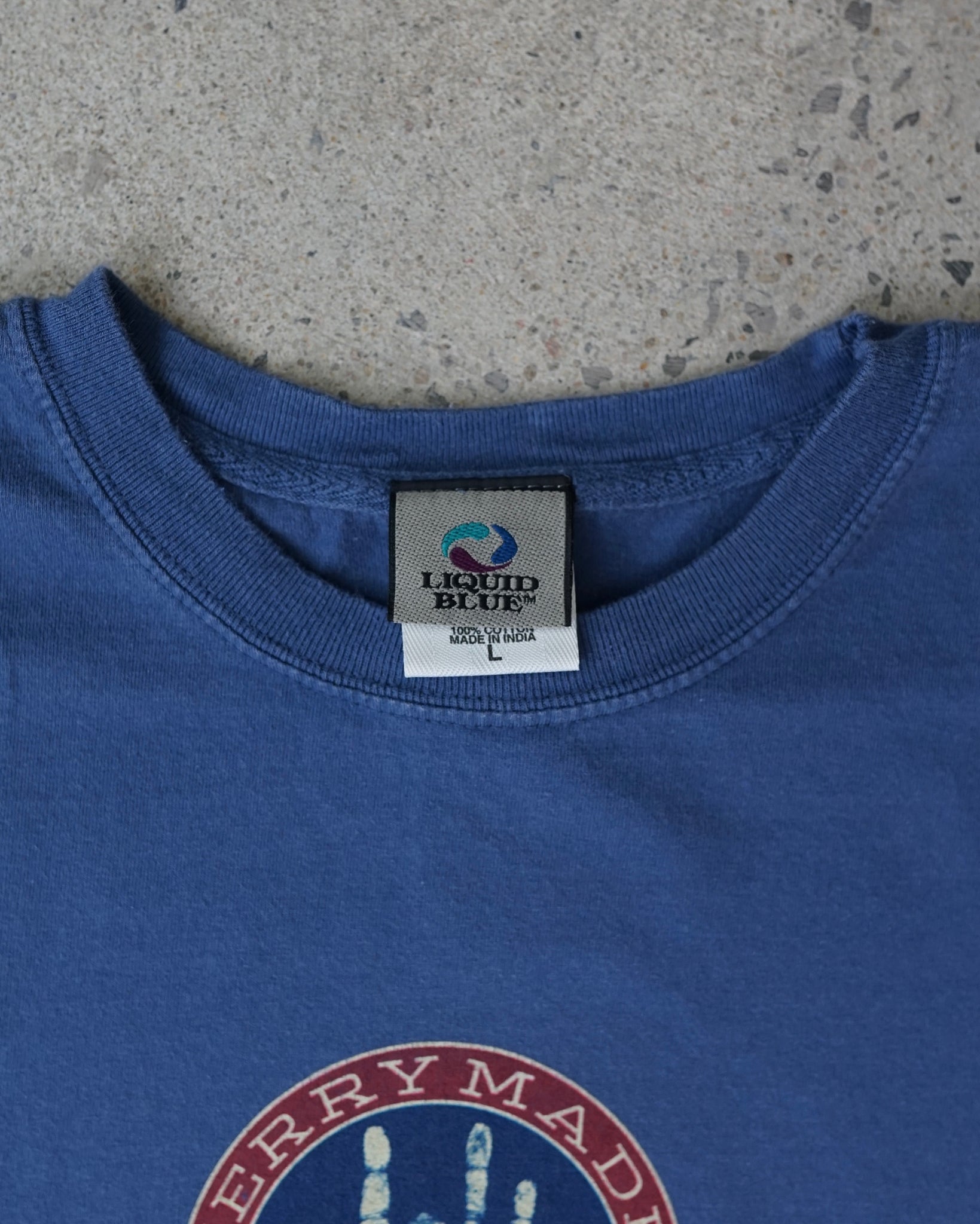 jerry made liquid blue t-shirt