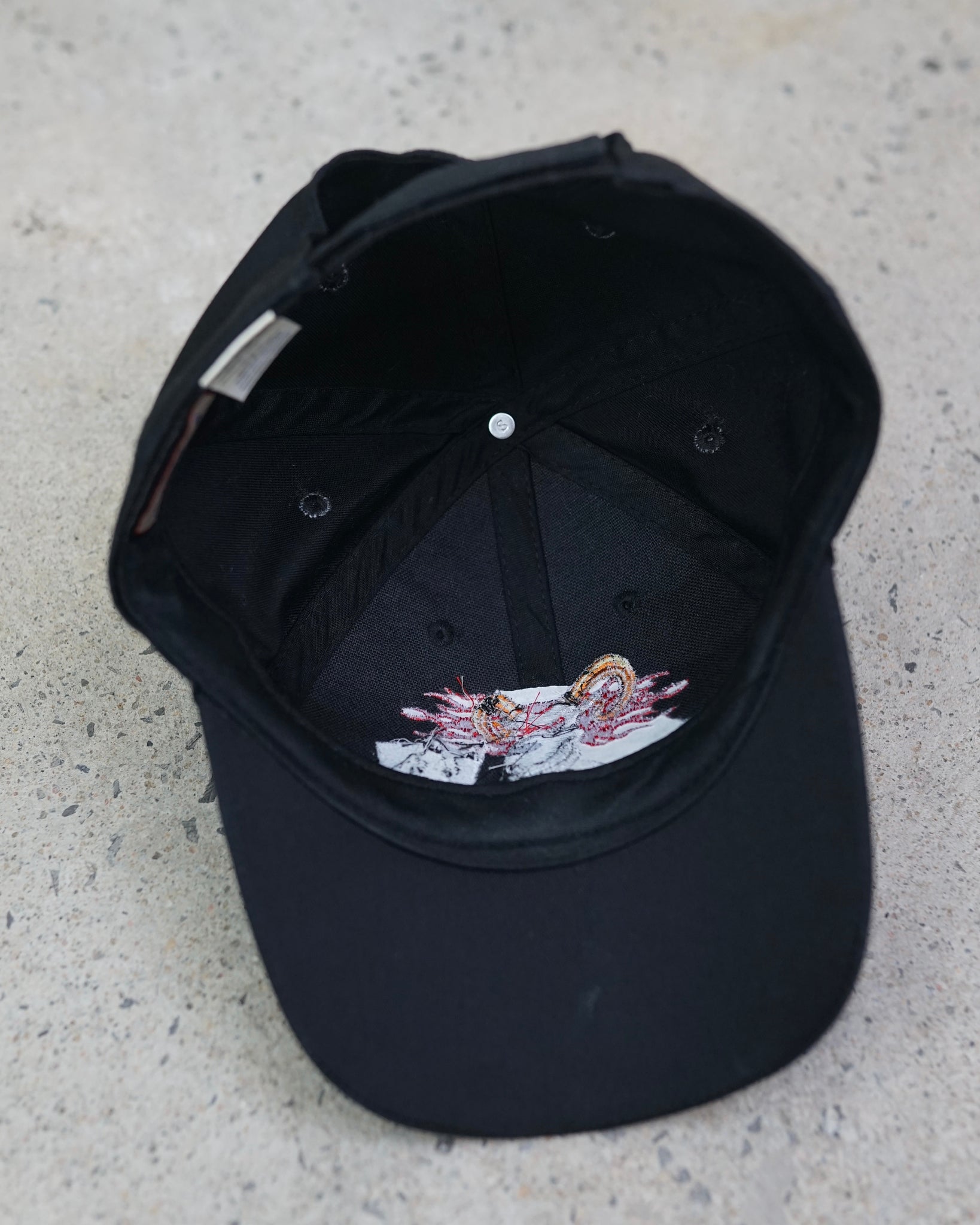 black goat casino velcro hat