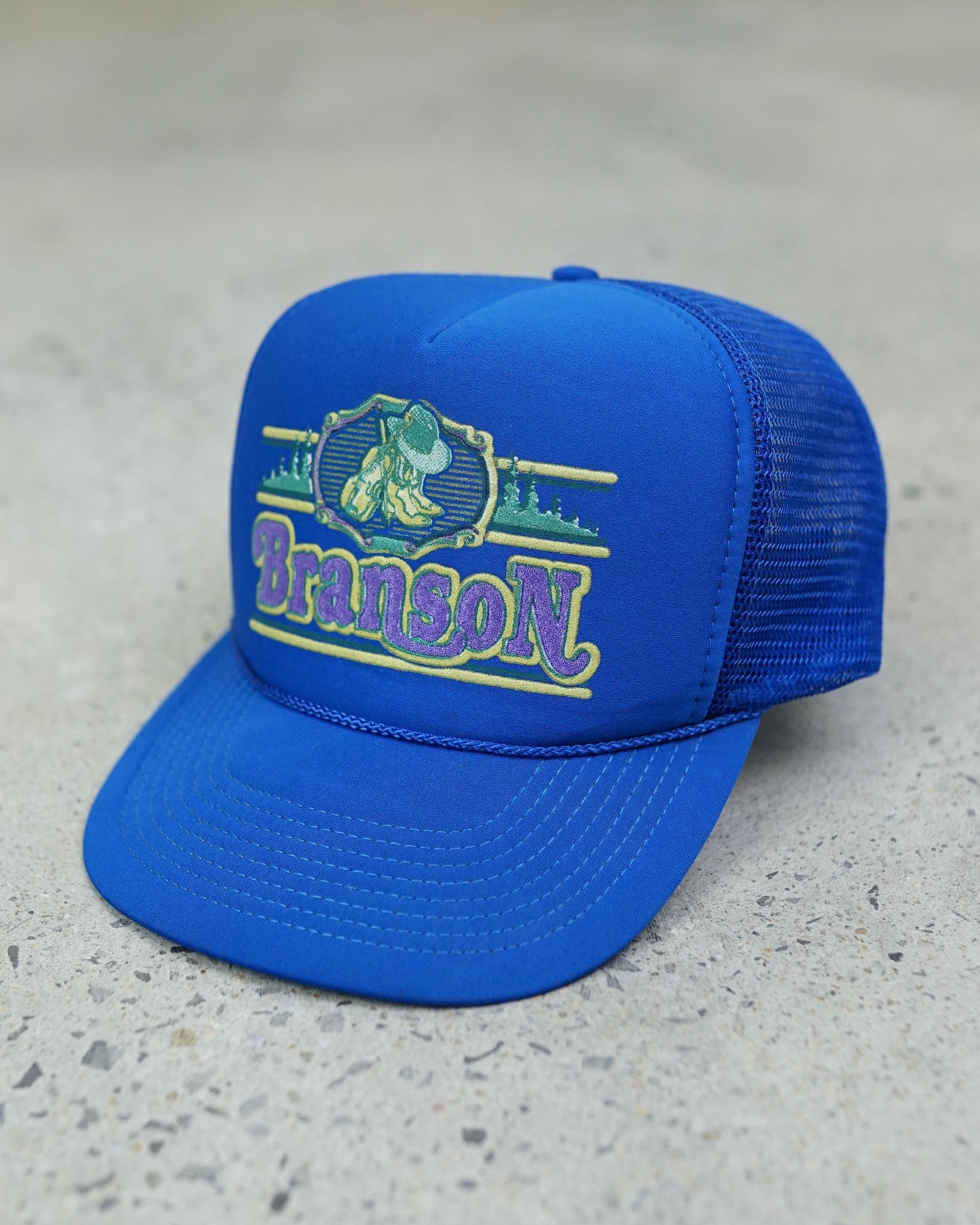 branson trucker hat