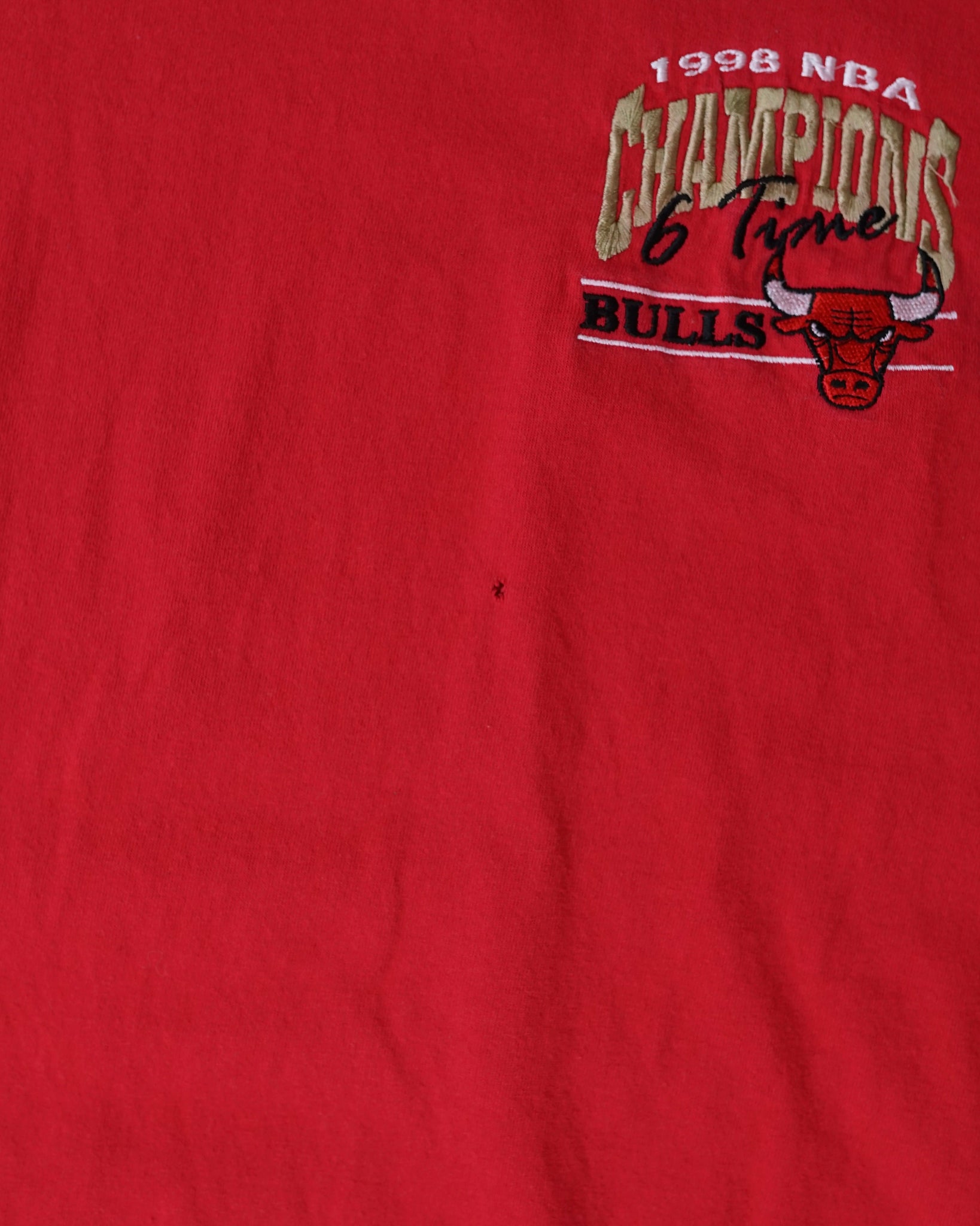chicago bulls nba 1998 champions lee t-shirt