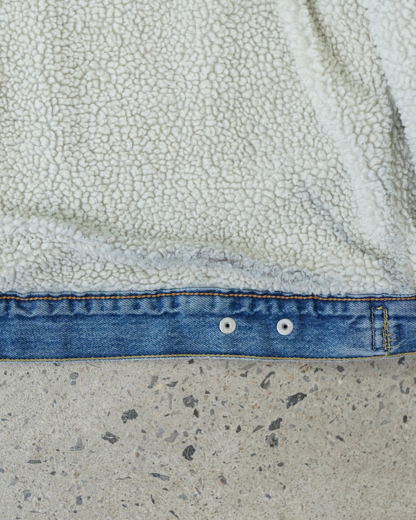 levi's sherpa trucker denim jacket