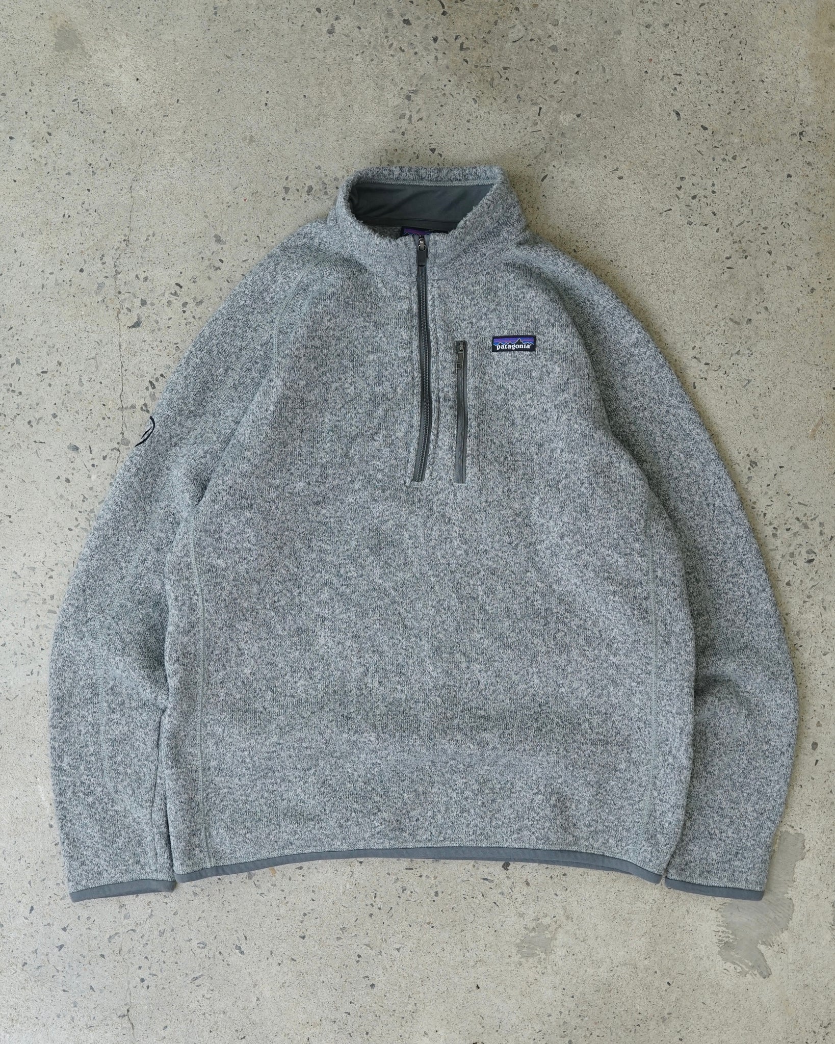 patagonia 1/4 zip knit sweater