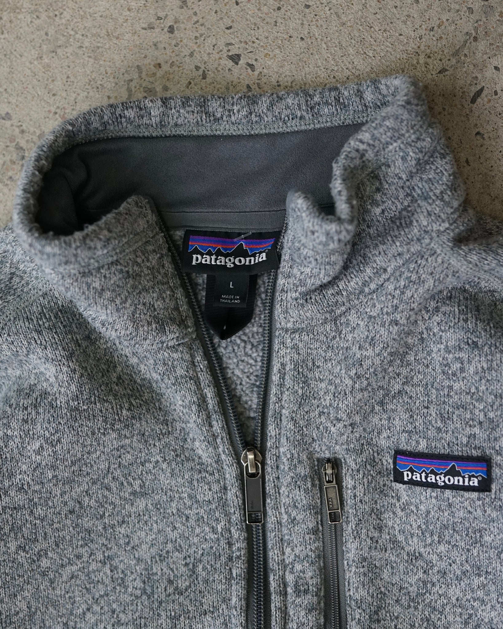 patagonia 1/4 zip knit sweater