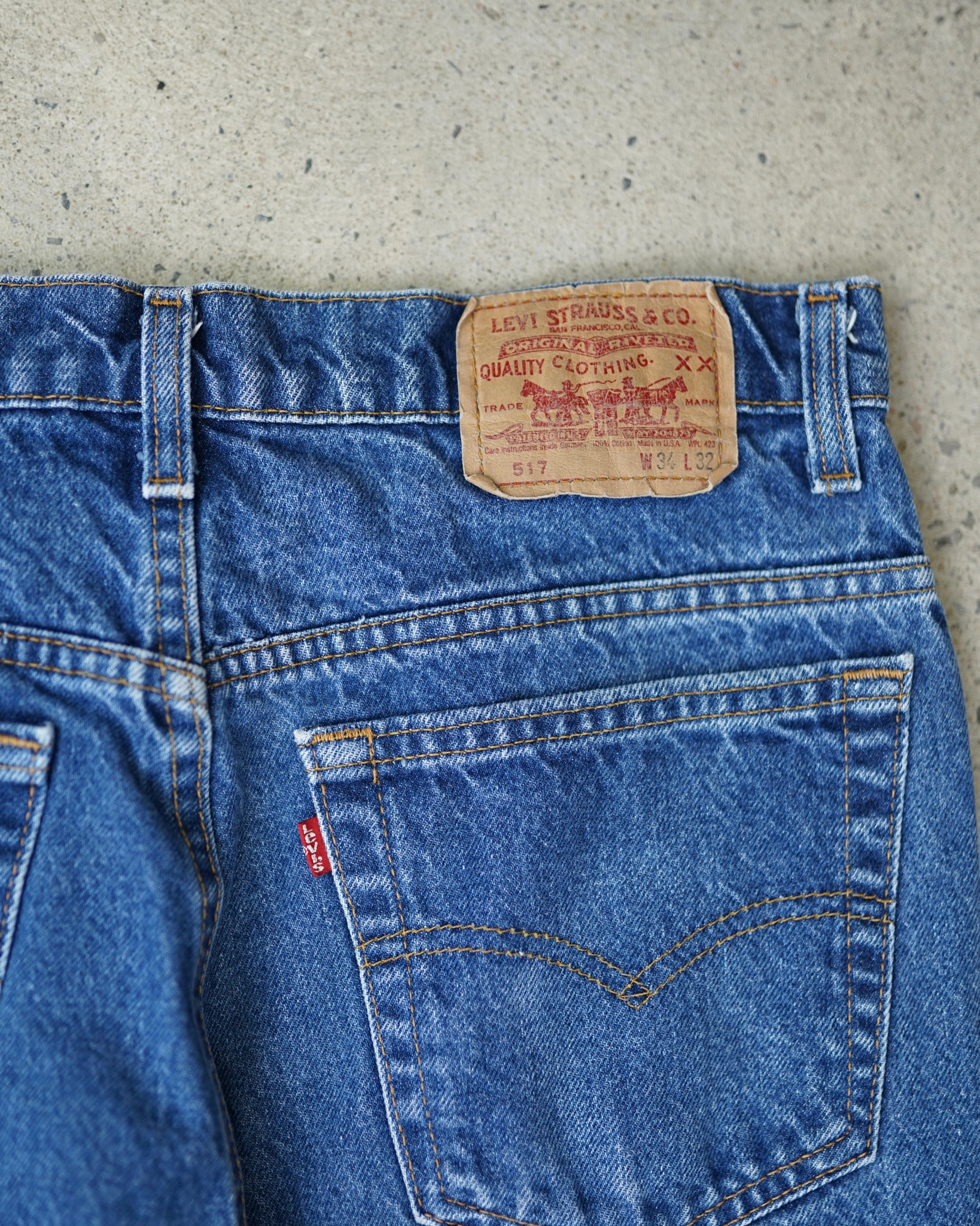 levi's 517 jeans - 32x27.5