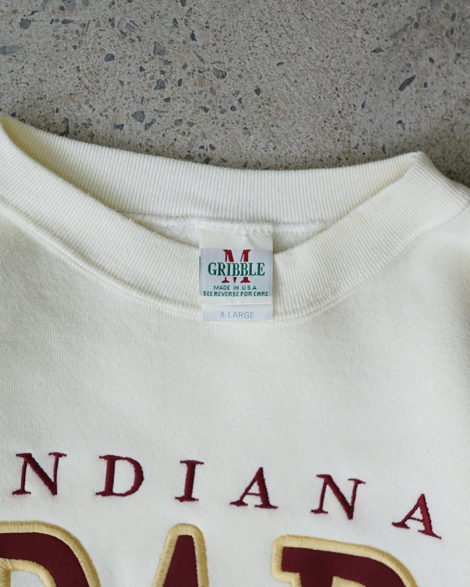 indiana university dad crewneck
