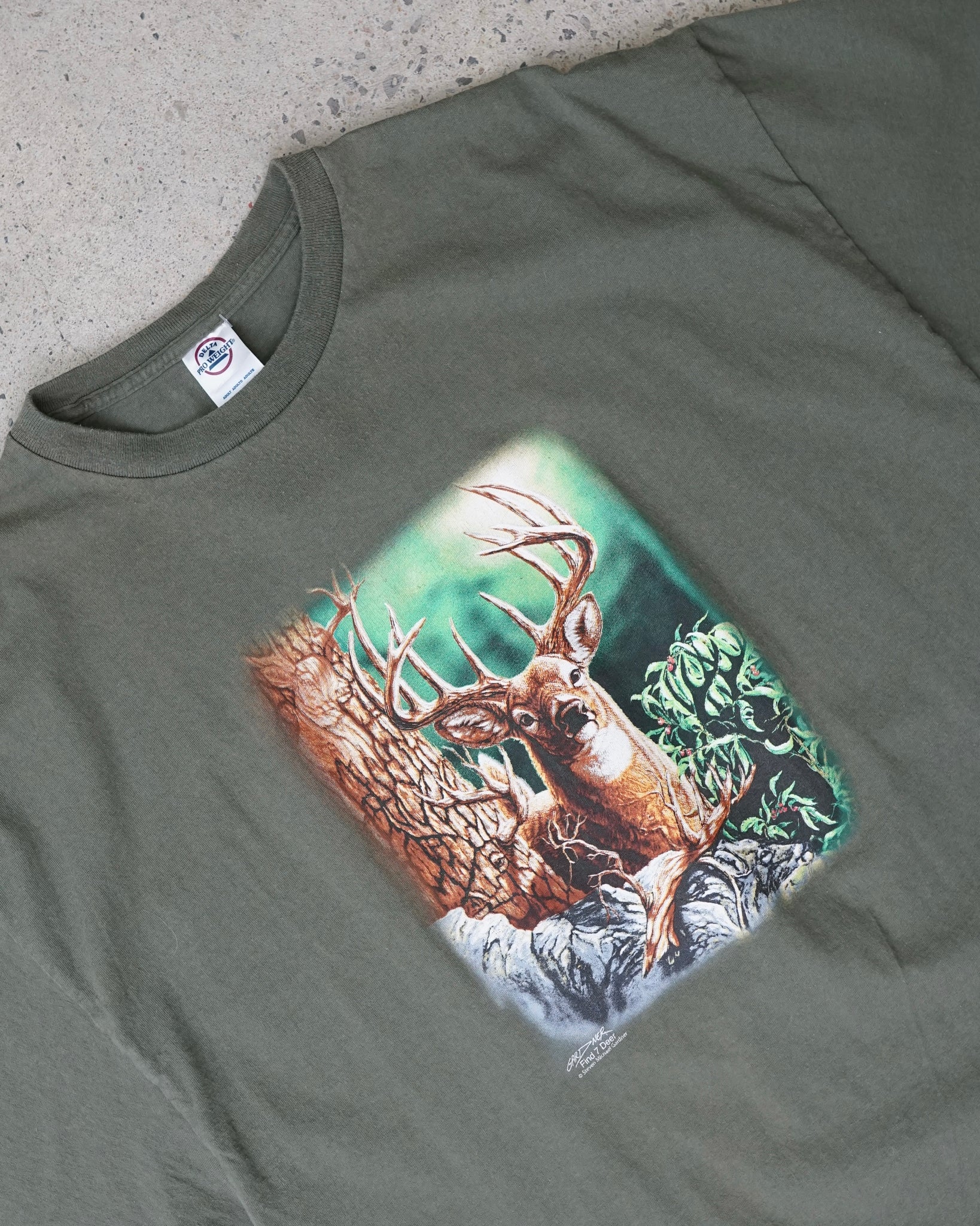 outdoor deer t-shirt - XL