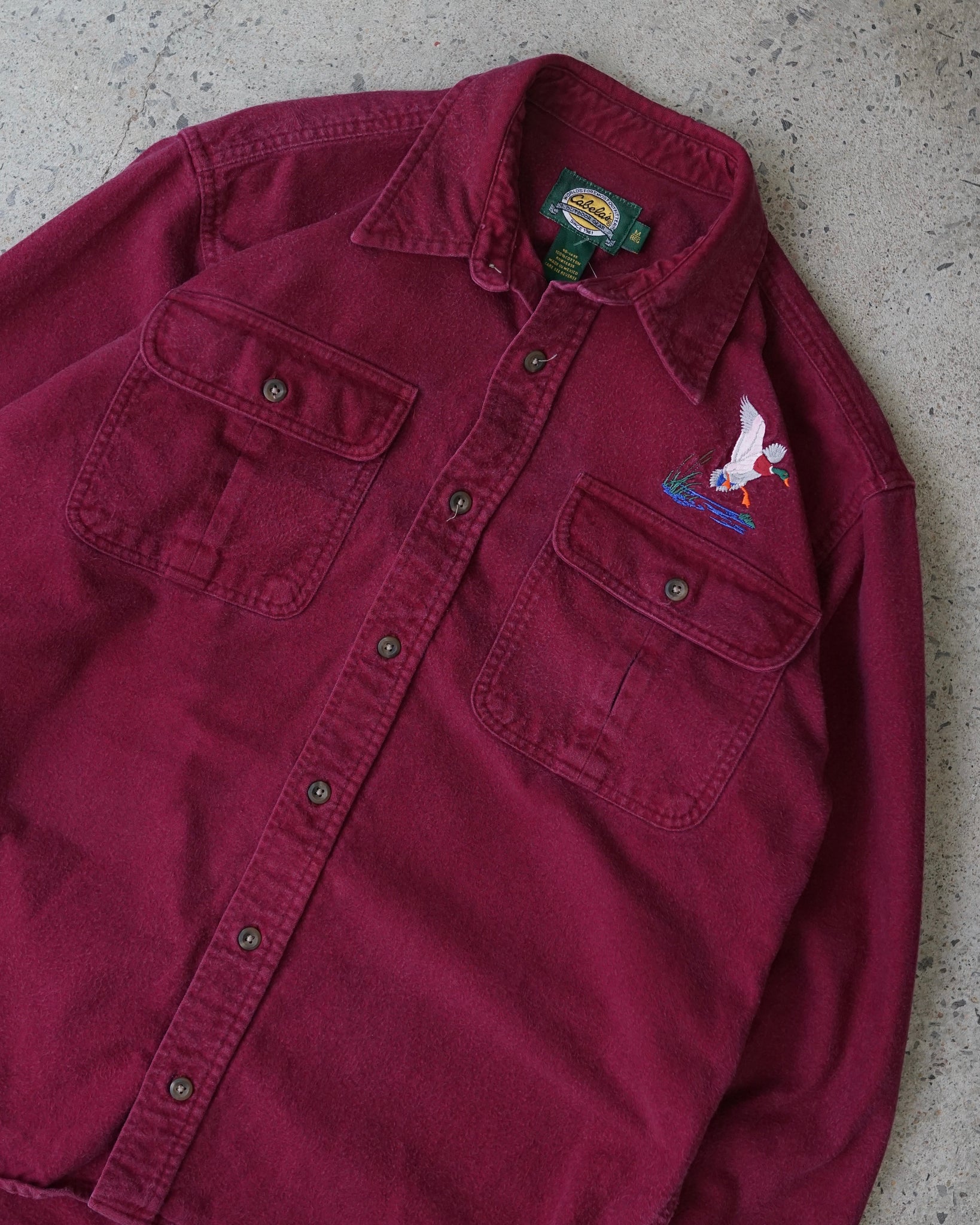 cabela's button-up shirt