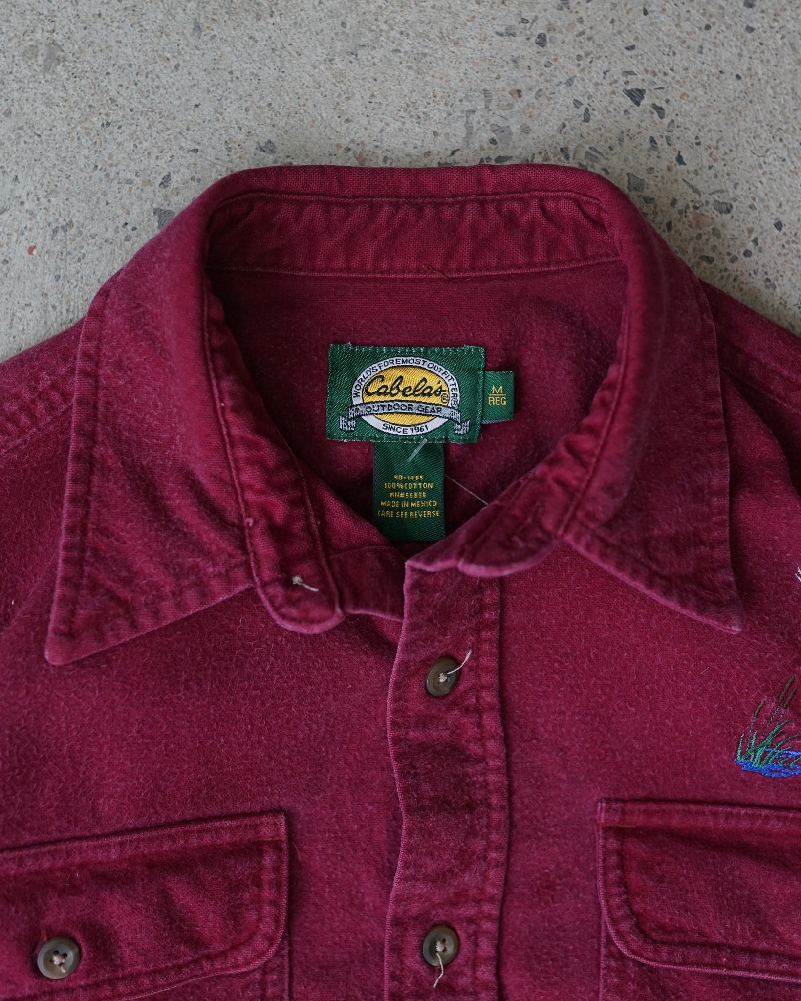 cabela's button-up shirt