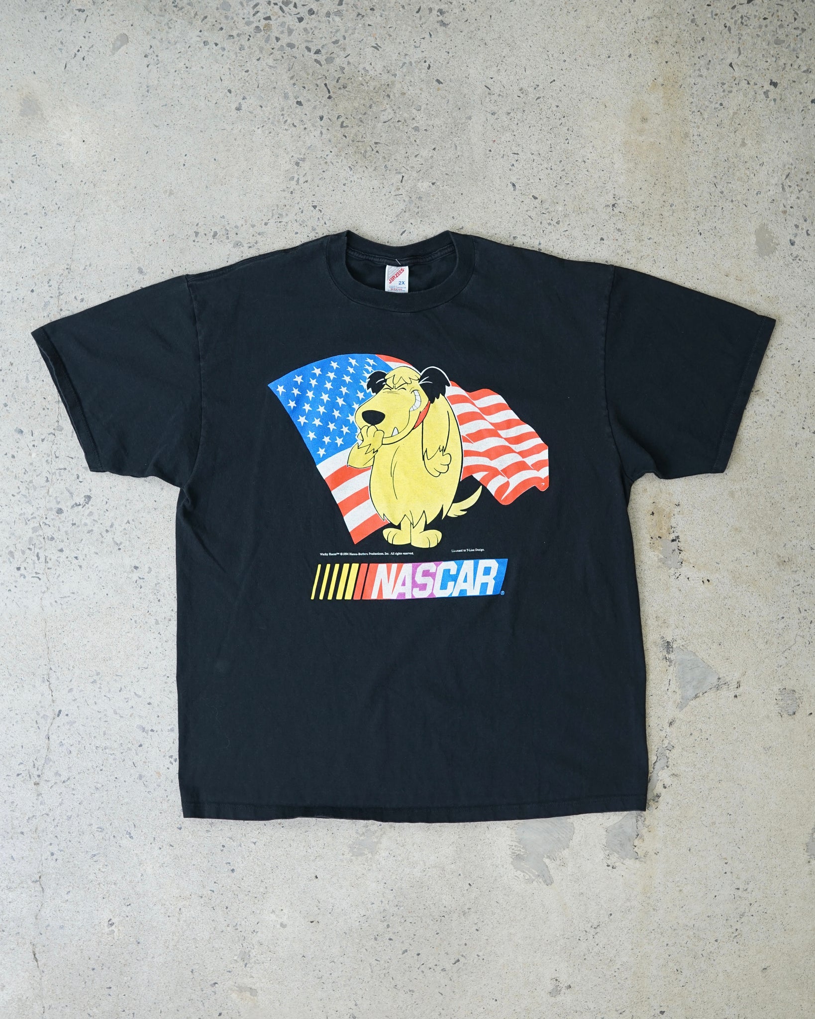 muttley nascar t-shirt - XXL