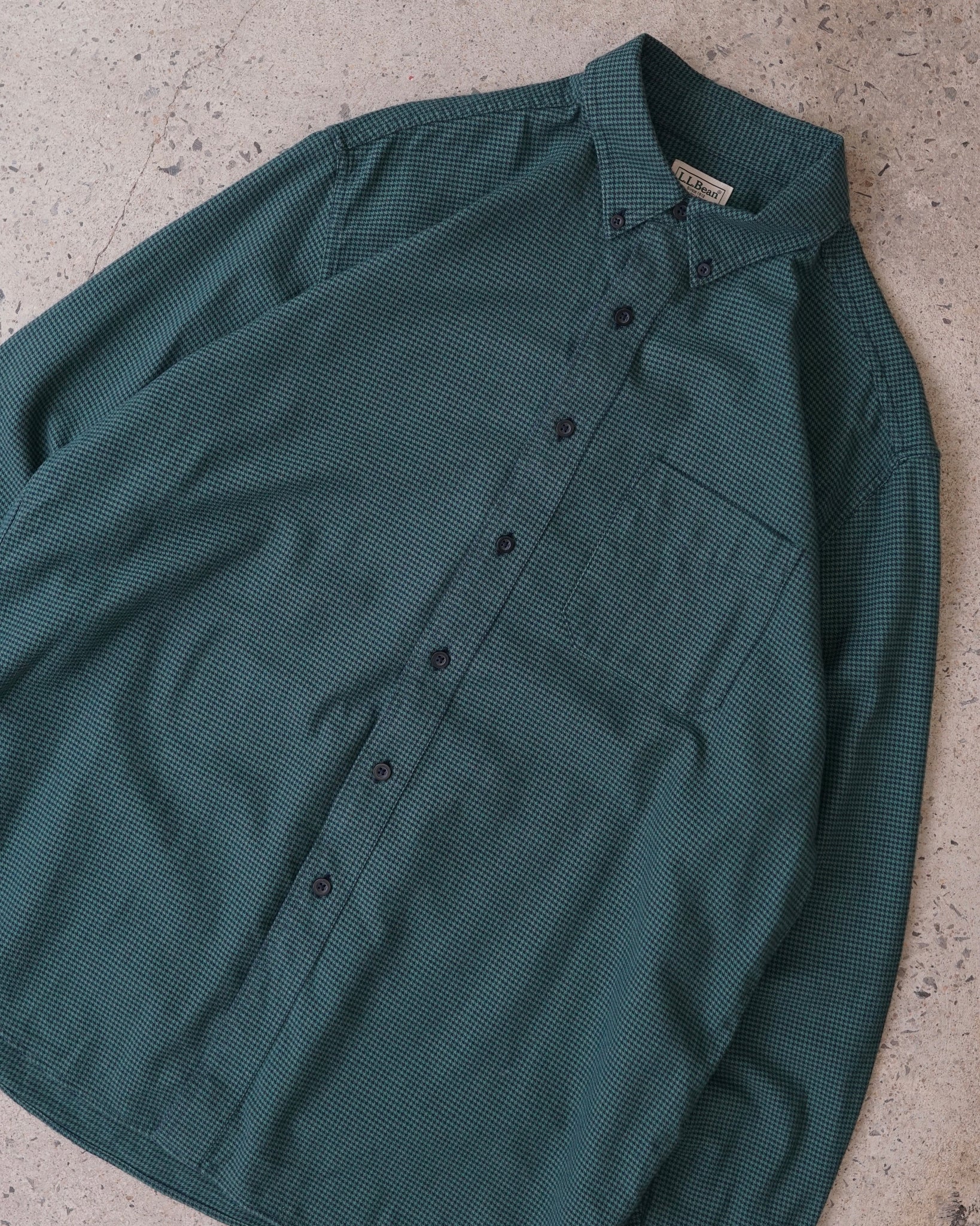 l.l. bean button-up shirt