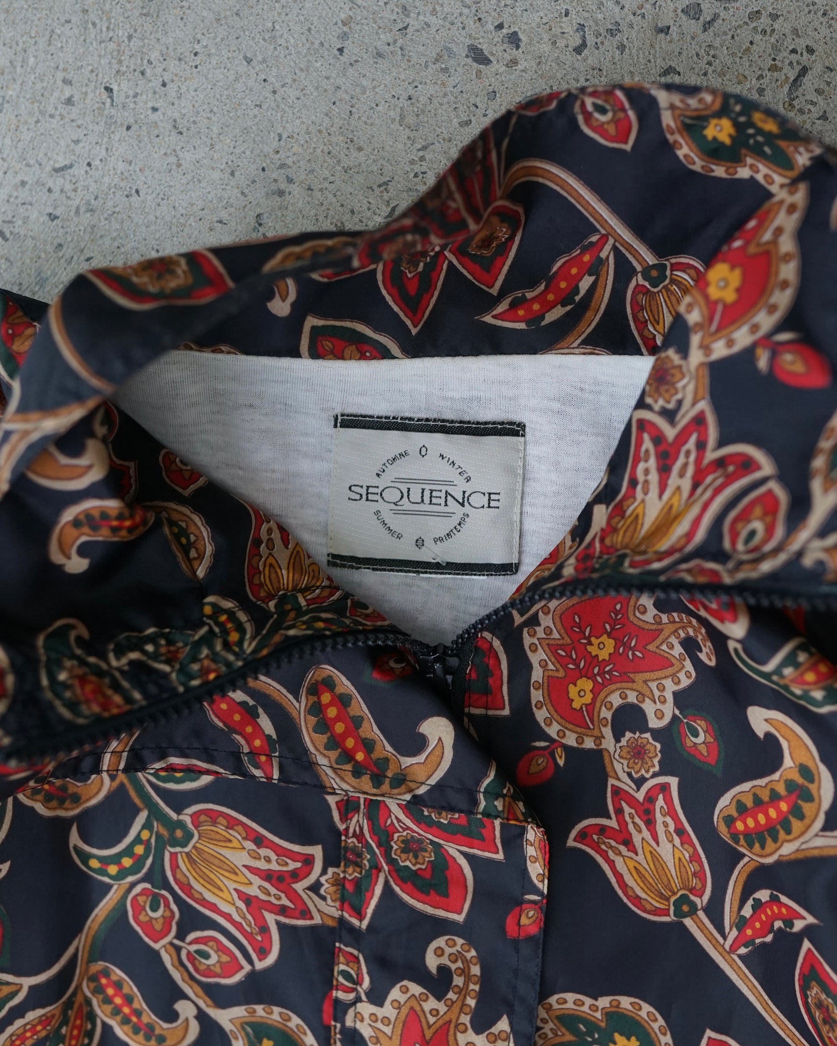 sequence floral jacket