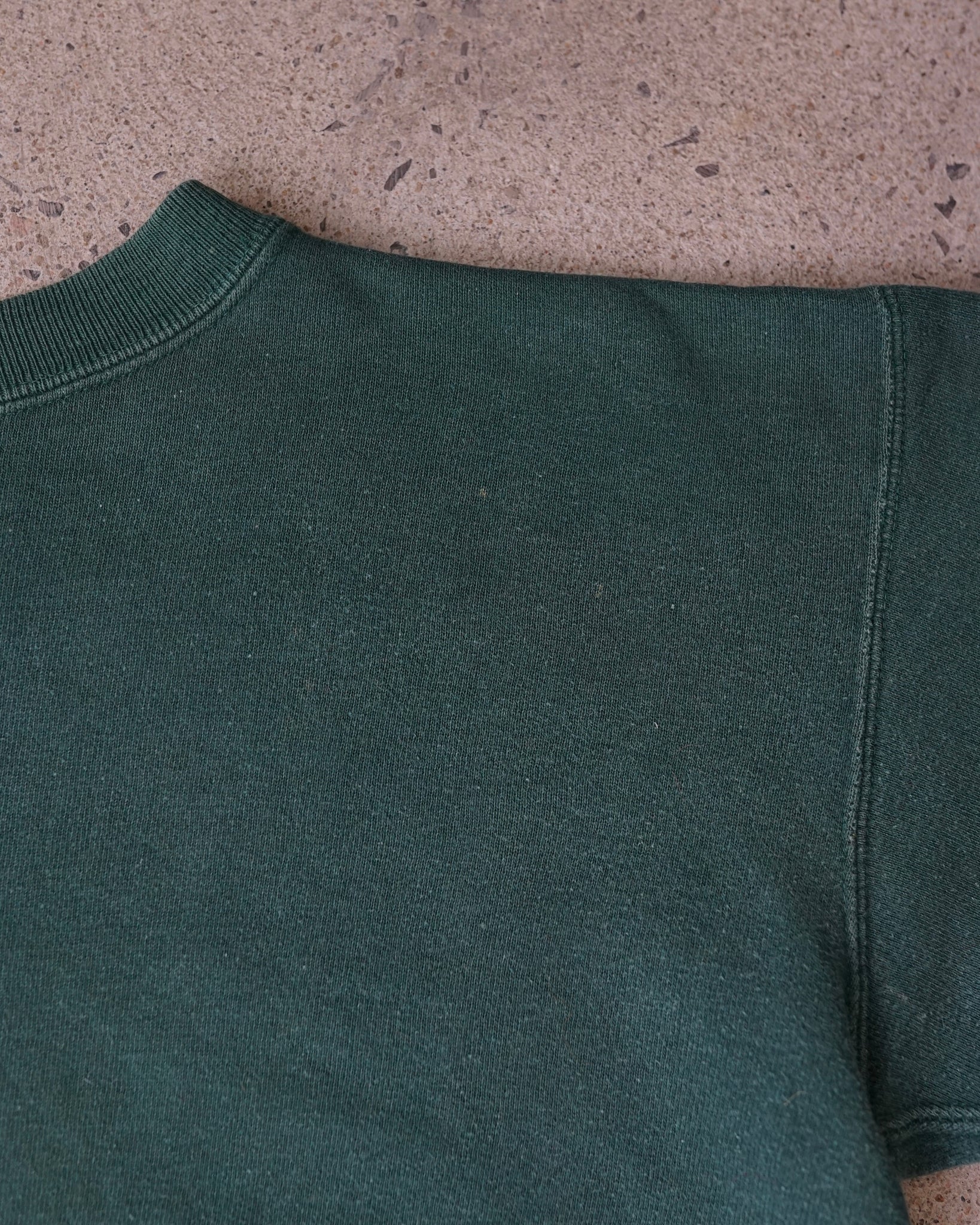 evergreen park cut-off sleeves crewneck