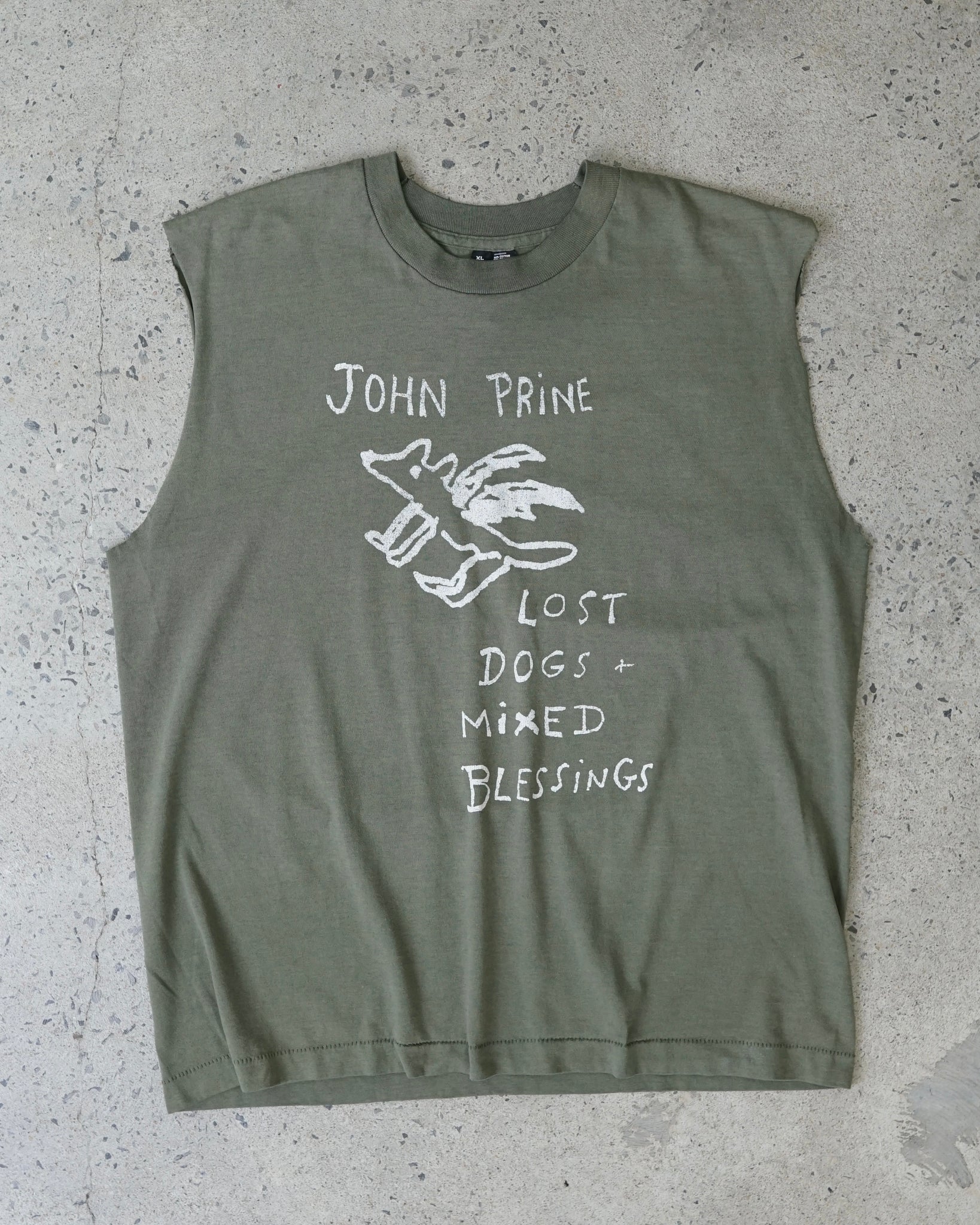 john prine tour country muscle tank