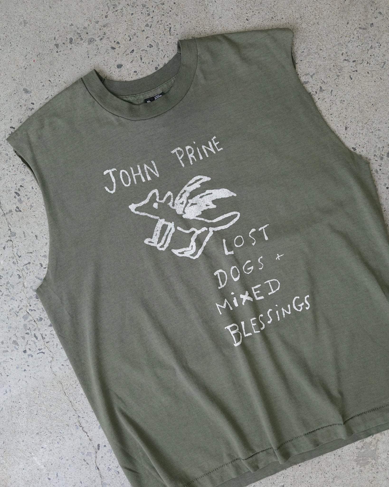 john prine tour country muscle tank