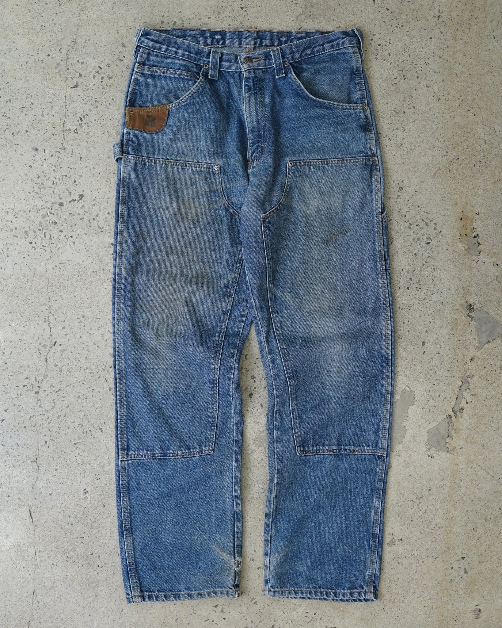 wrangler riggs double knees carpenter jeans