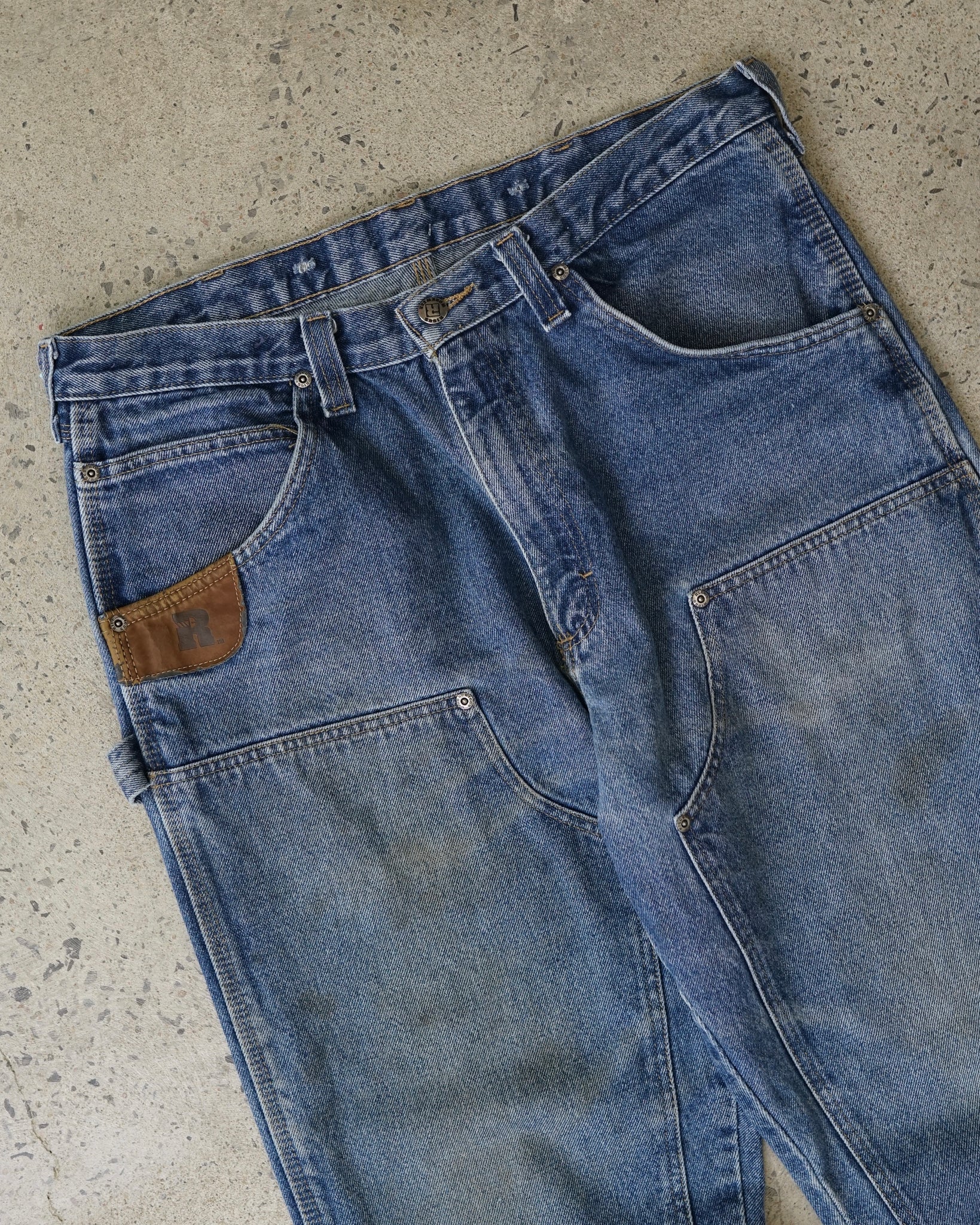 wrangler riggs double knees carpenter jeans
