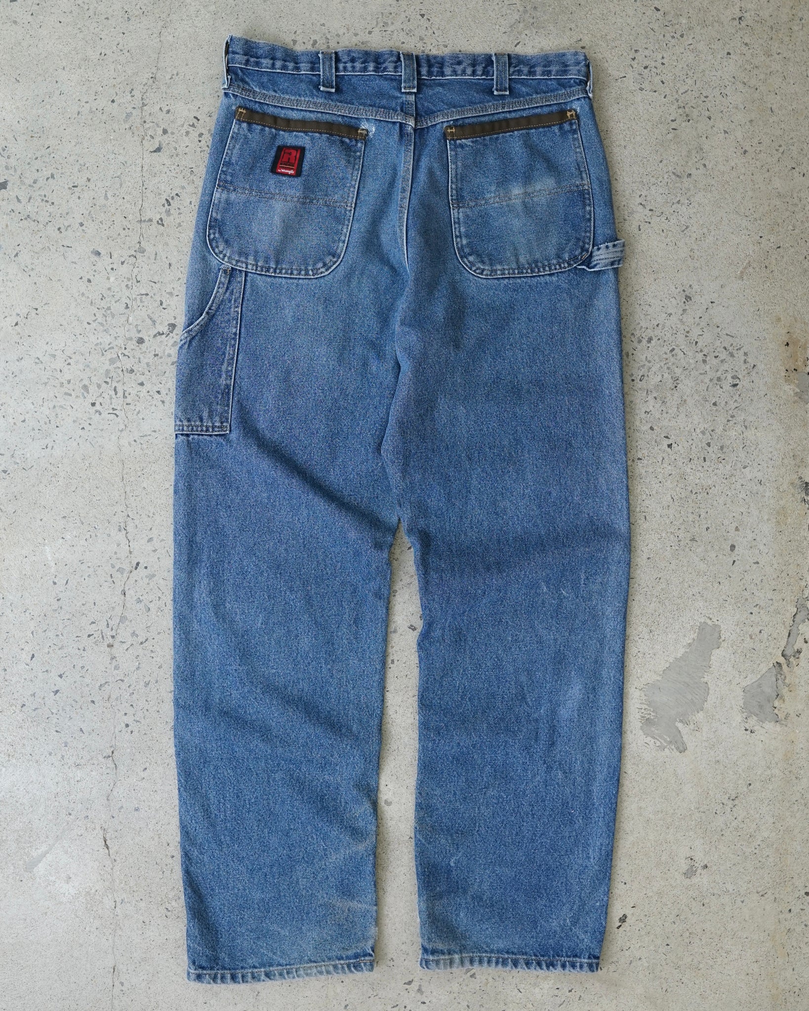 wrangler riggs double knees carpenter jeans