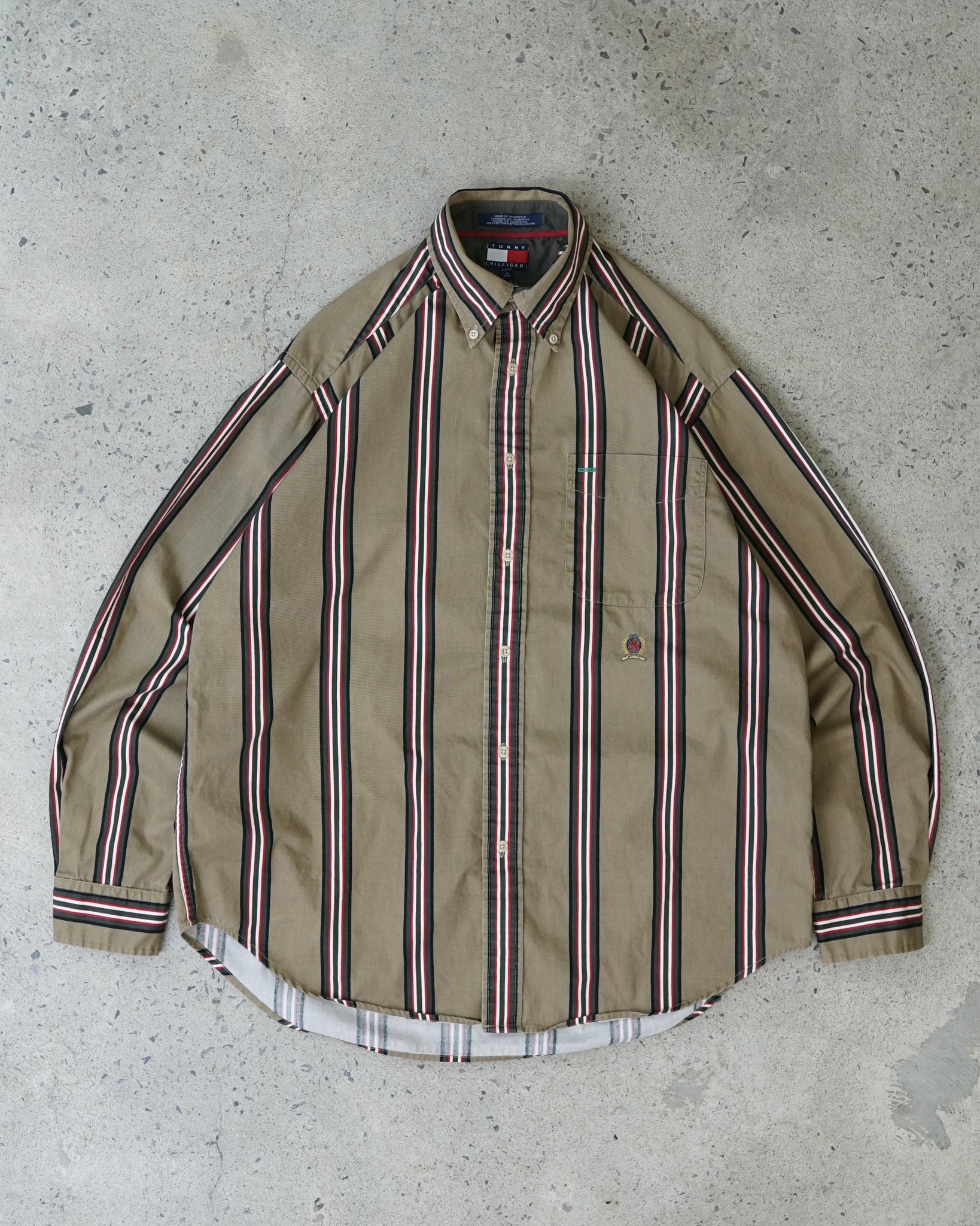 tommy hilfiger button-up shirt