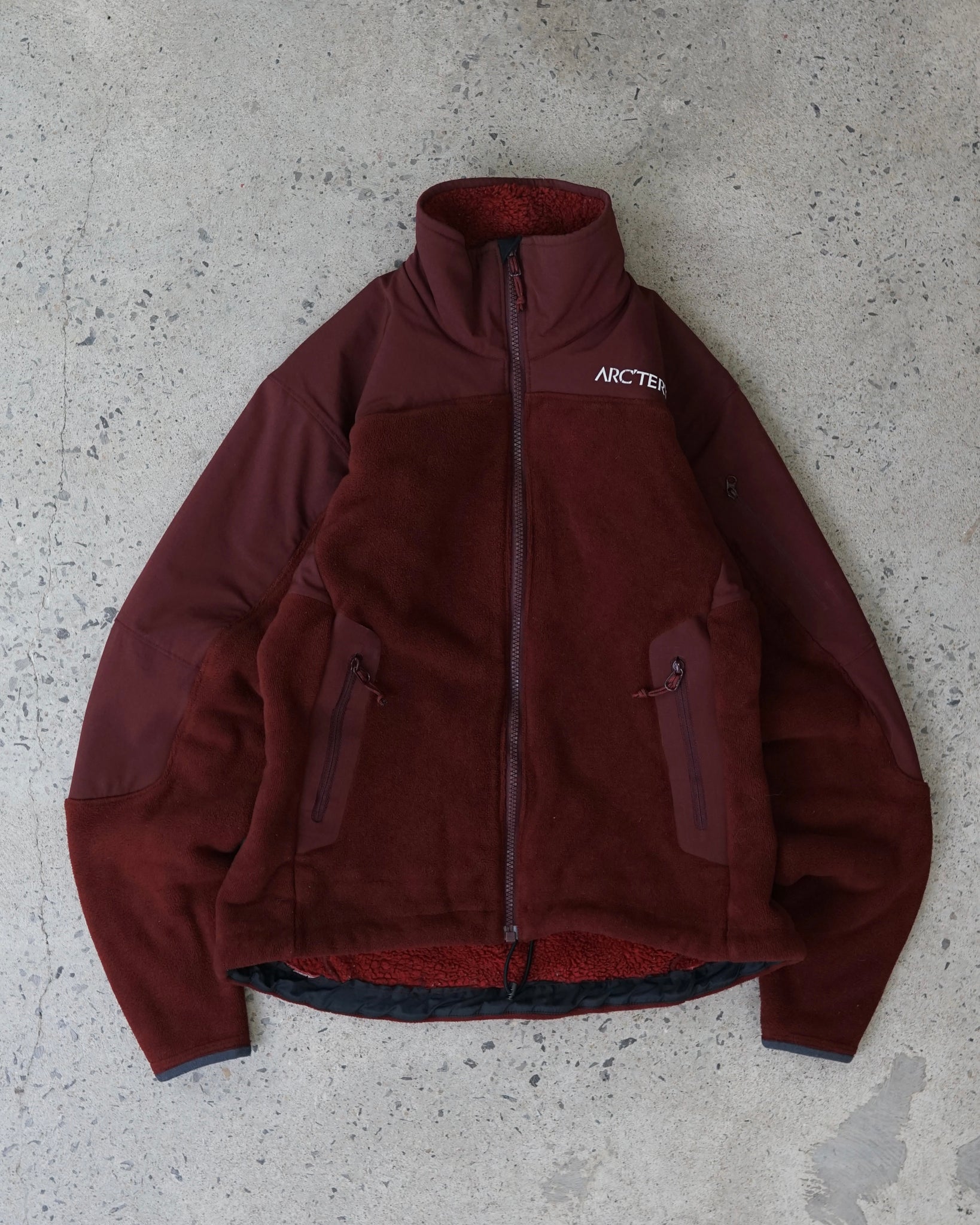 arc'teryx zip-up fleece