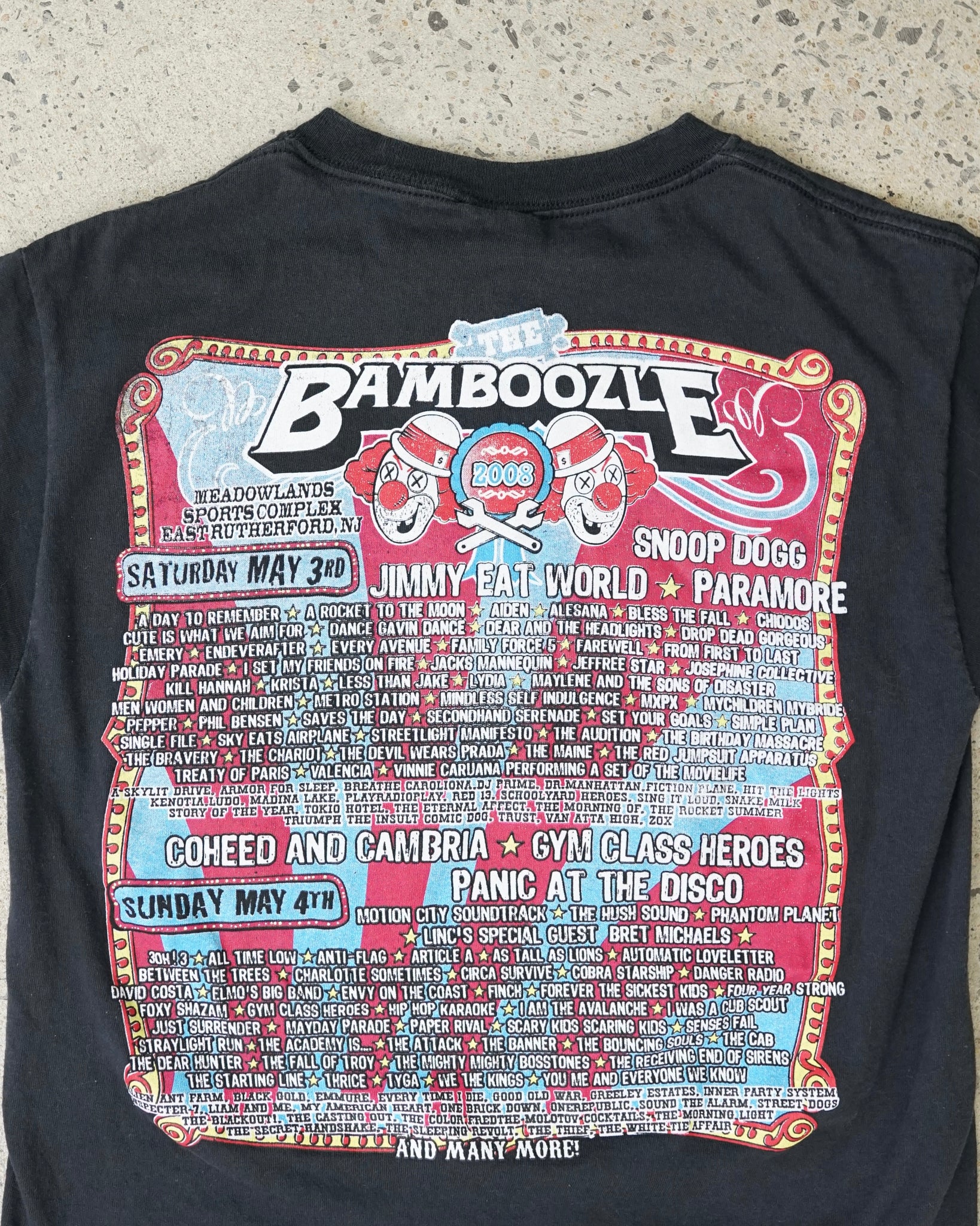 the bamboozle 2008 t-shirt