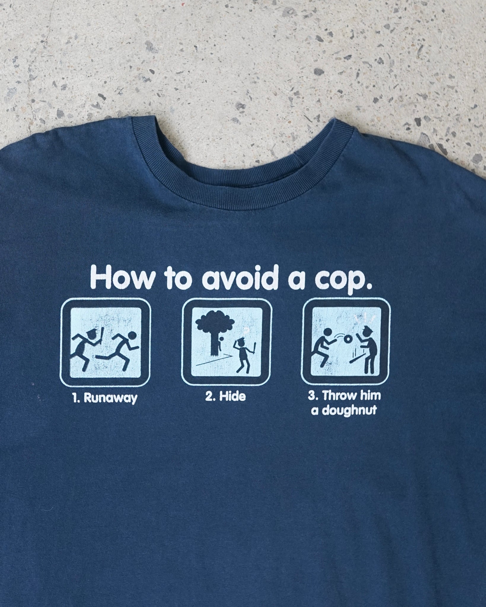 how to avoid a cop t-shirt