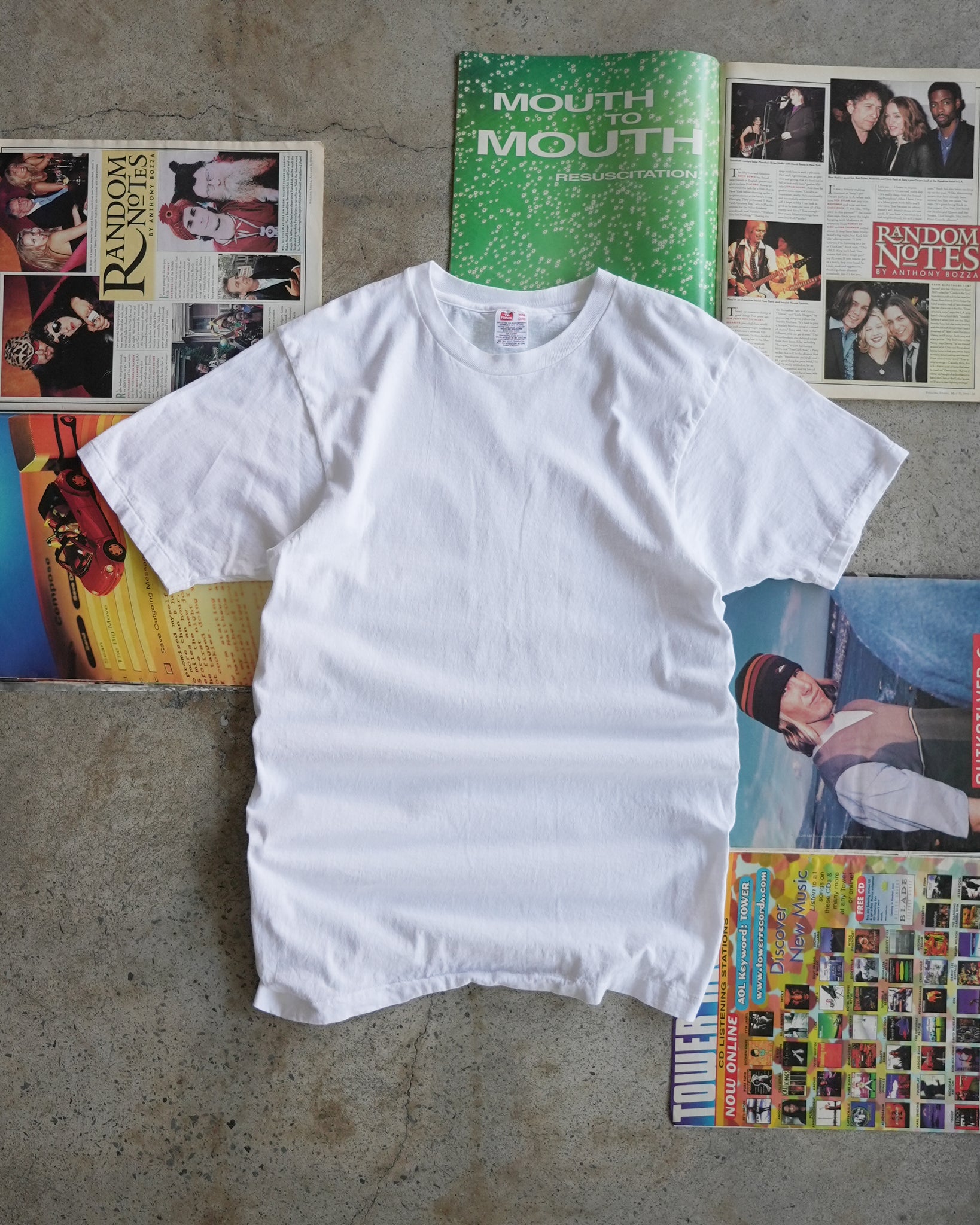 vintage blank t-shirt