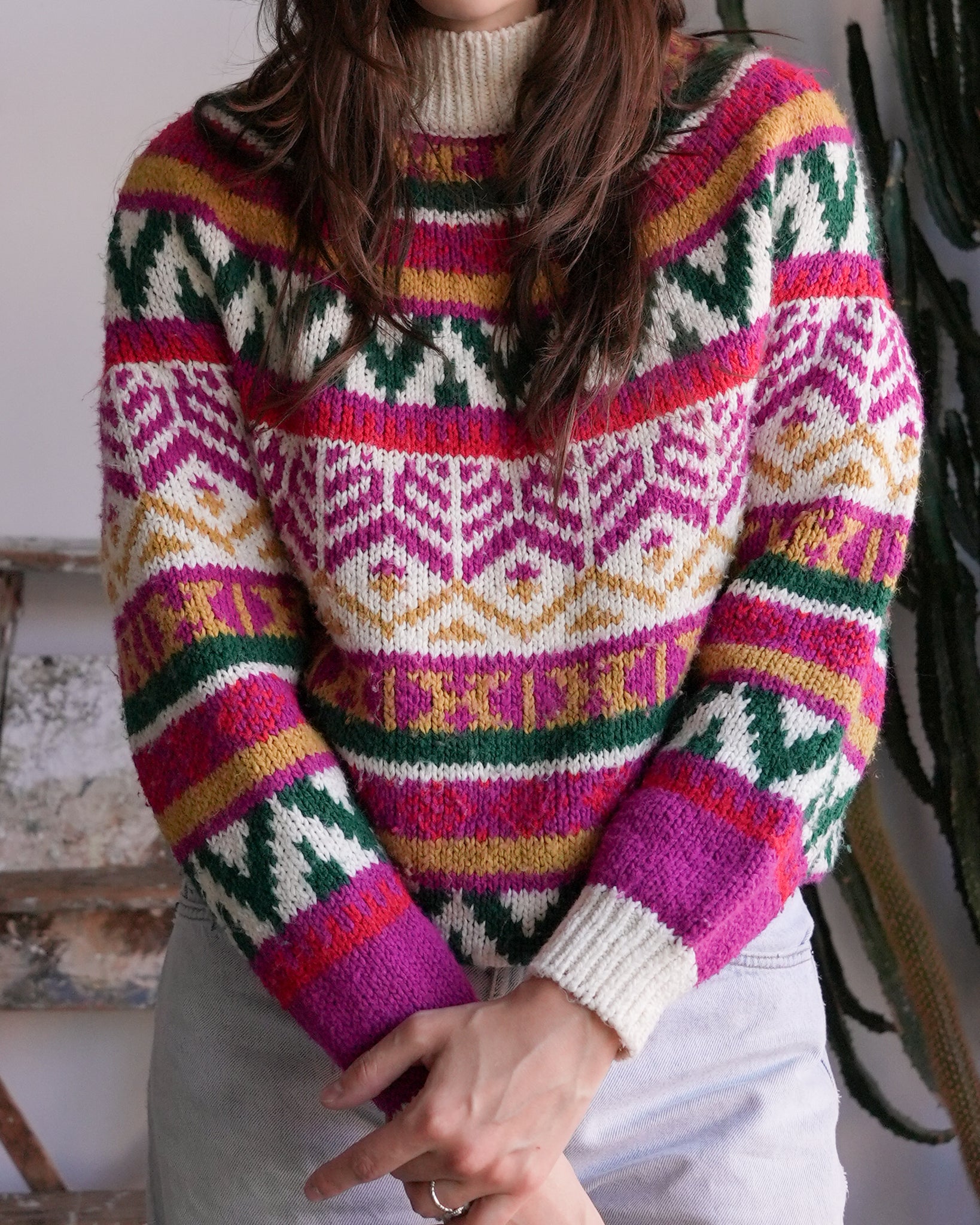 hasting and smith knit mockneck