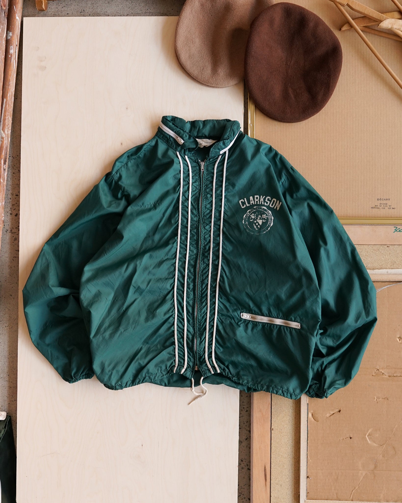 clarkson zip-up windbreaker