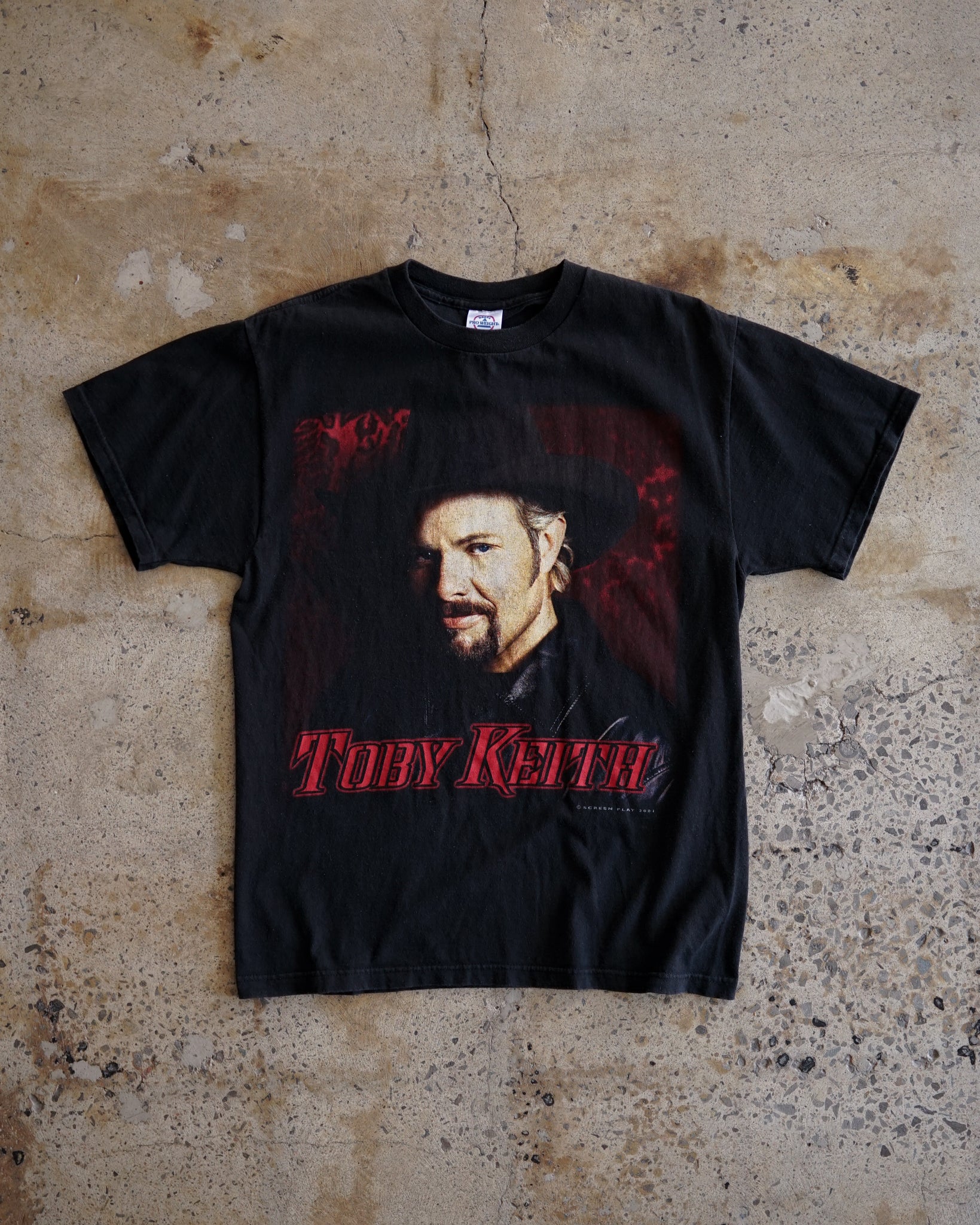 toby keith 2001 t-shirt