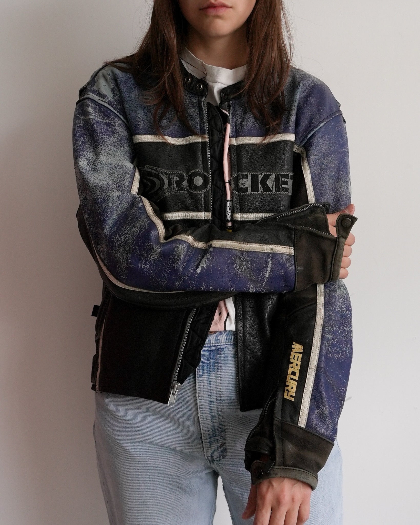rocket racing leather jacket