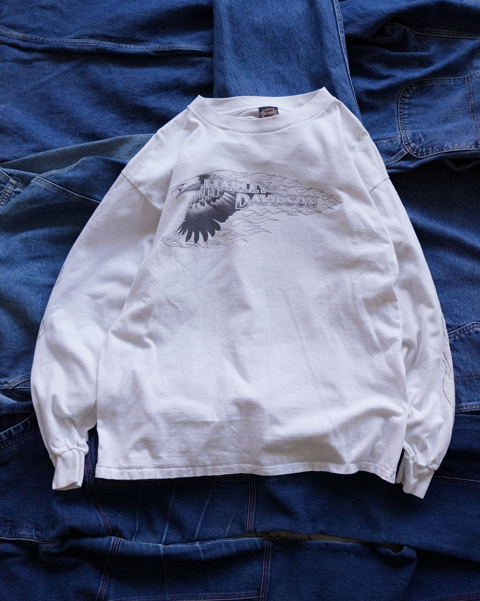 harley davidson california 1999 UV reactive longsleeve