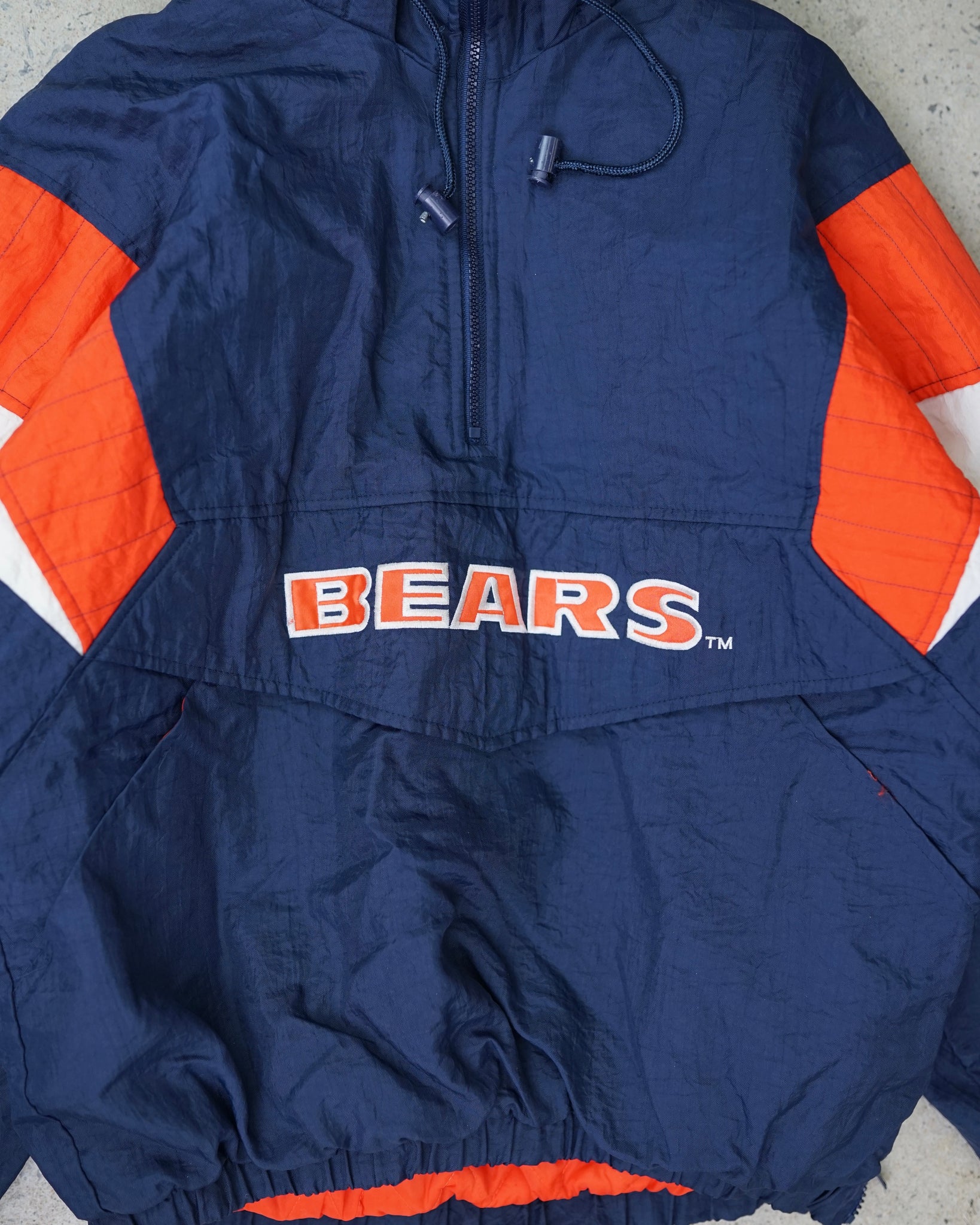 chicago bears starter jacket - medium