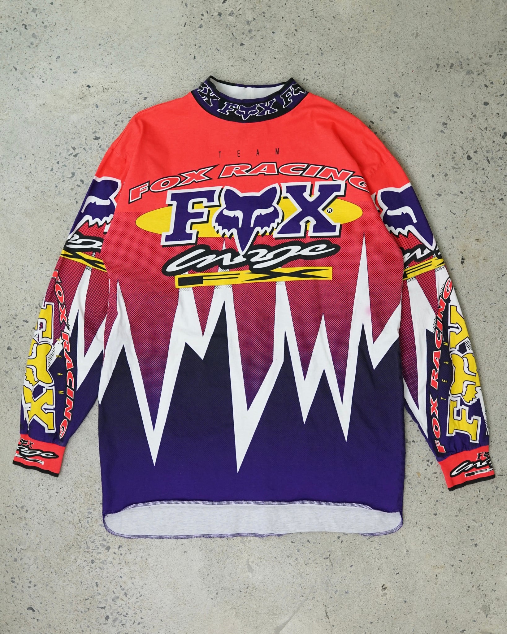 fox racing long sleeve shirt - large