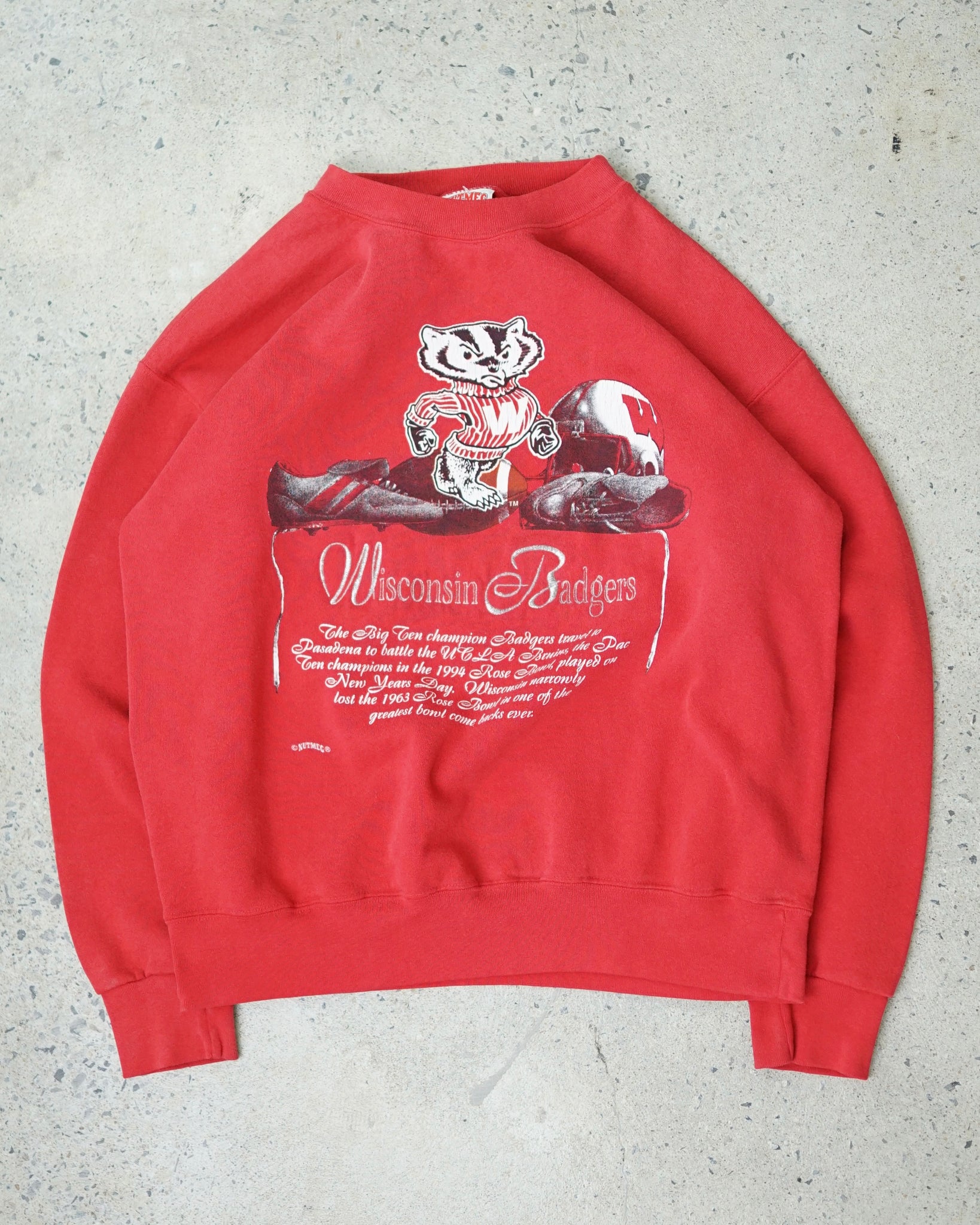 wisconsin badgers crewneck - medium