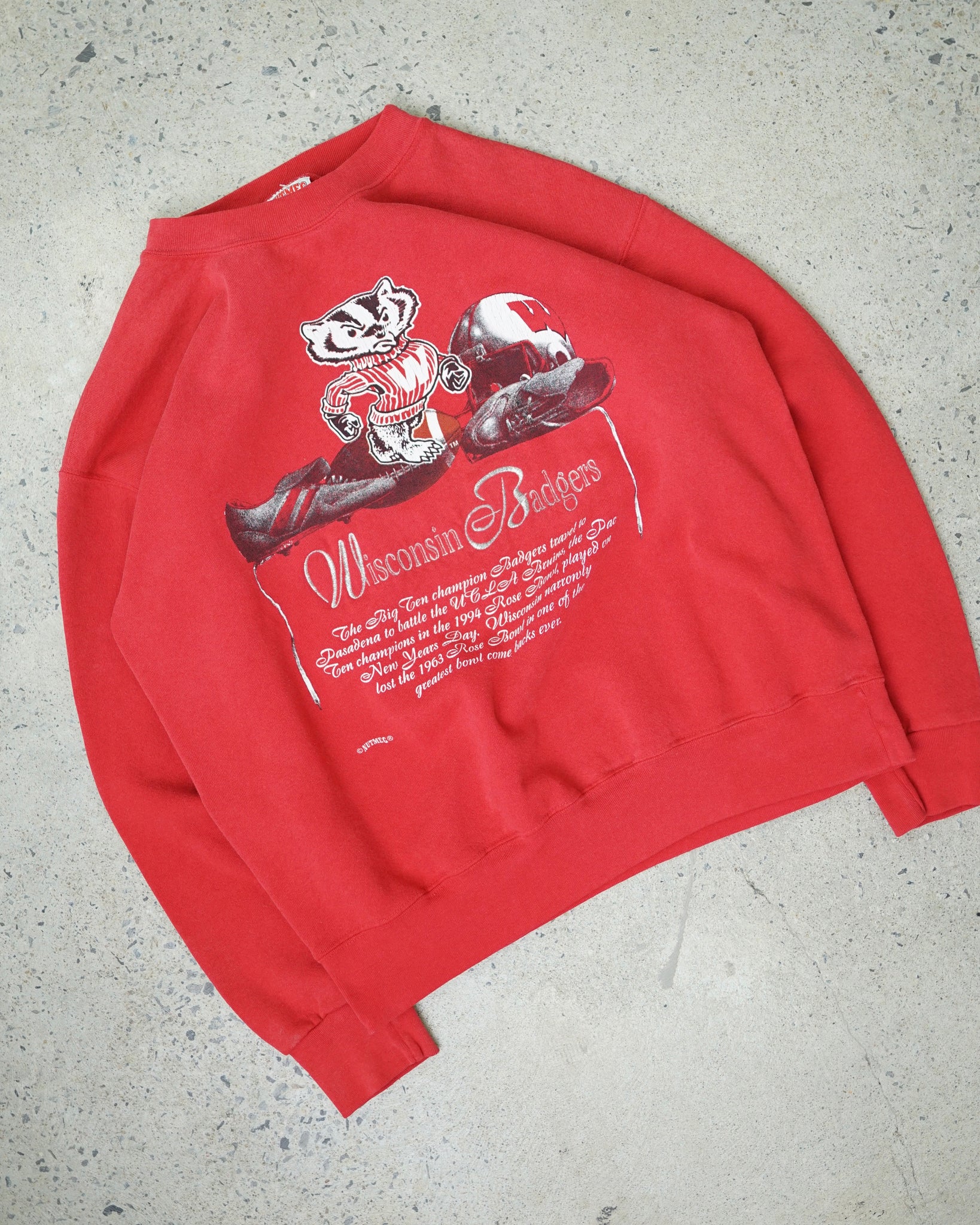 wisconsin badgers crewneck - medium