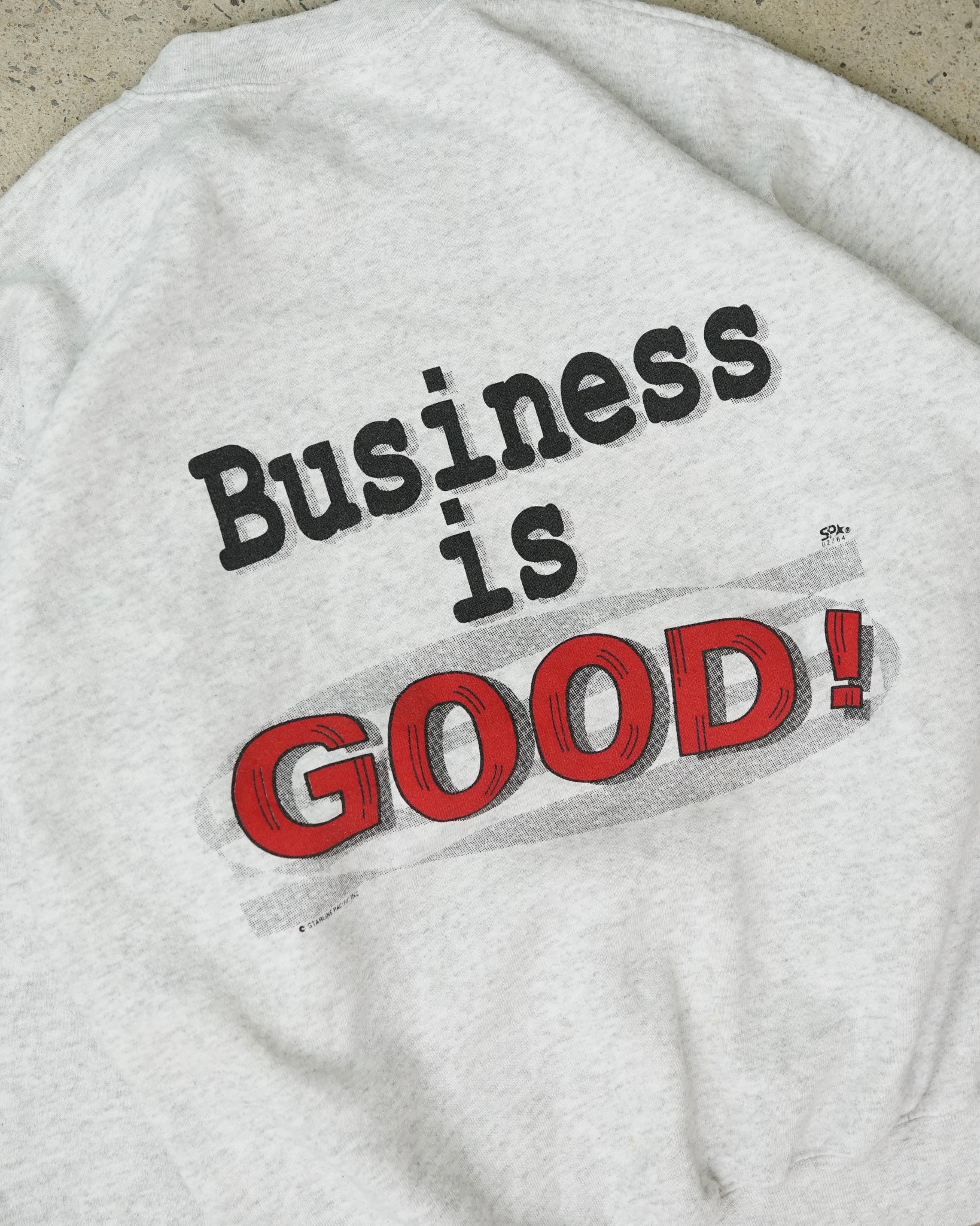 butt kickin' business crewneck - medium