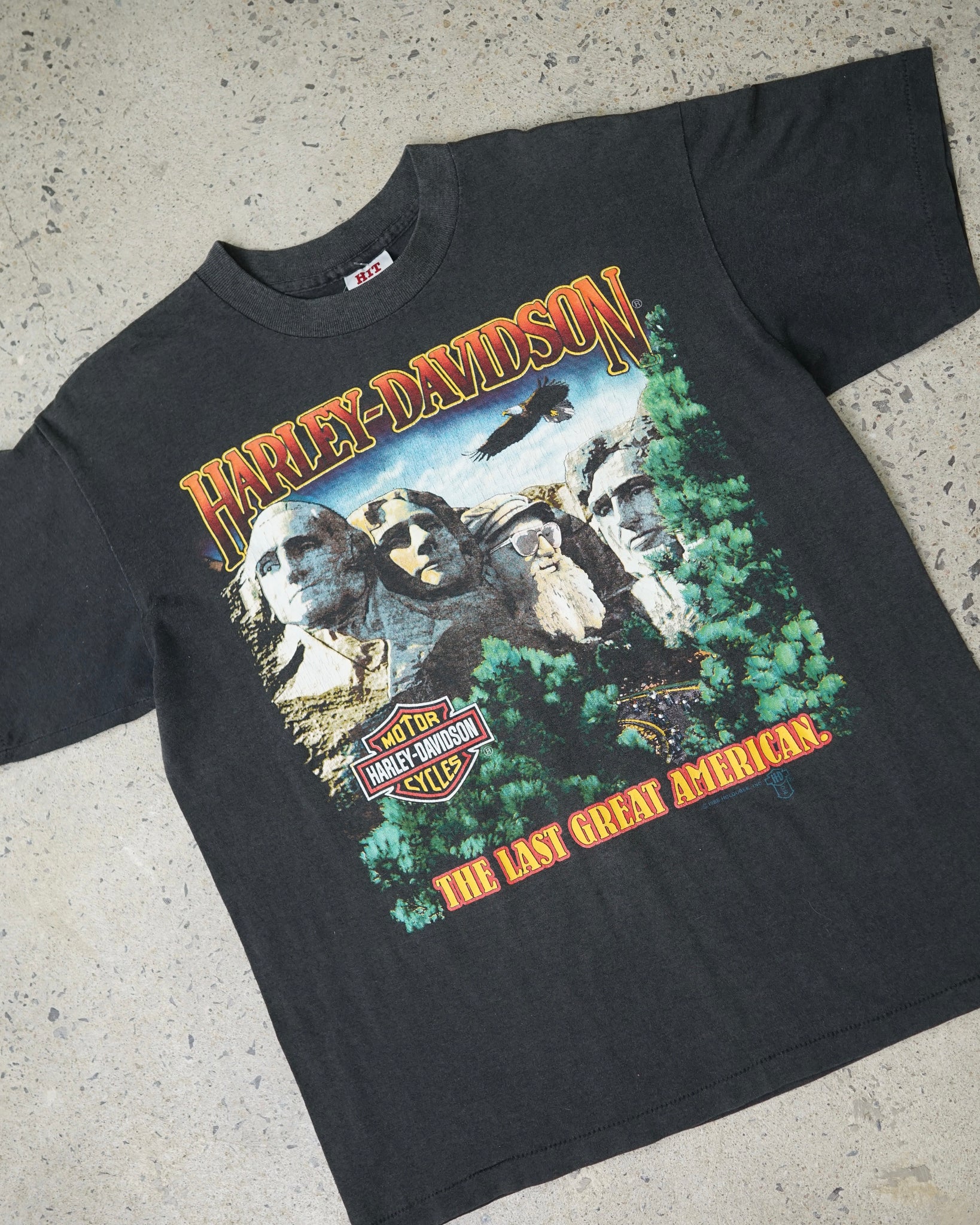 harley-davidson 1986 t-shirt - medium