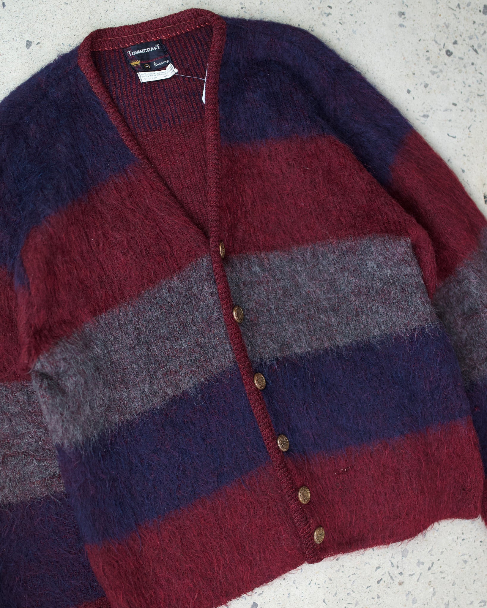 towncraft mohair cardigan - medium